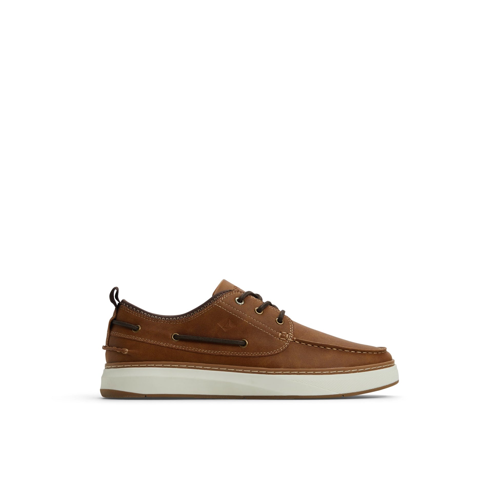Main View of Tan Mocneo Boat Shoe Low Top Sneakers for Mens