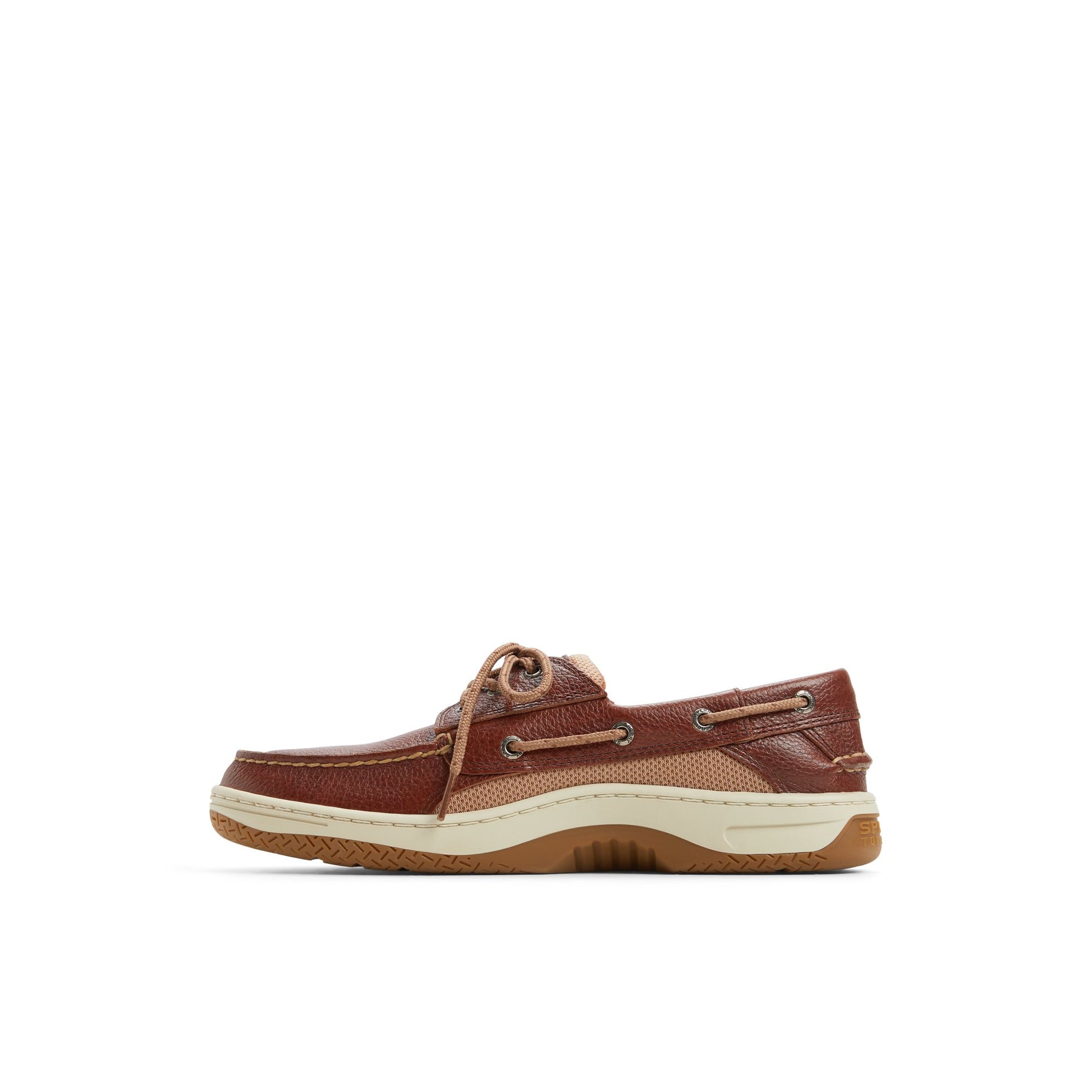 Three-quarter angle of Brown Billfish 3 Eye Boat Shoe Boat Shoes's back side