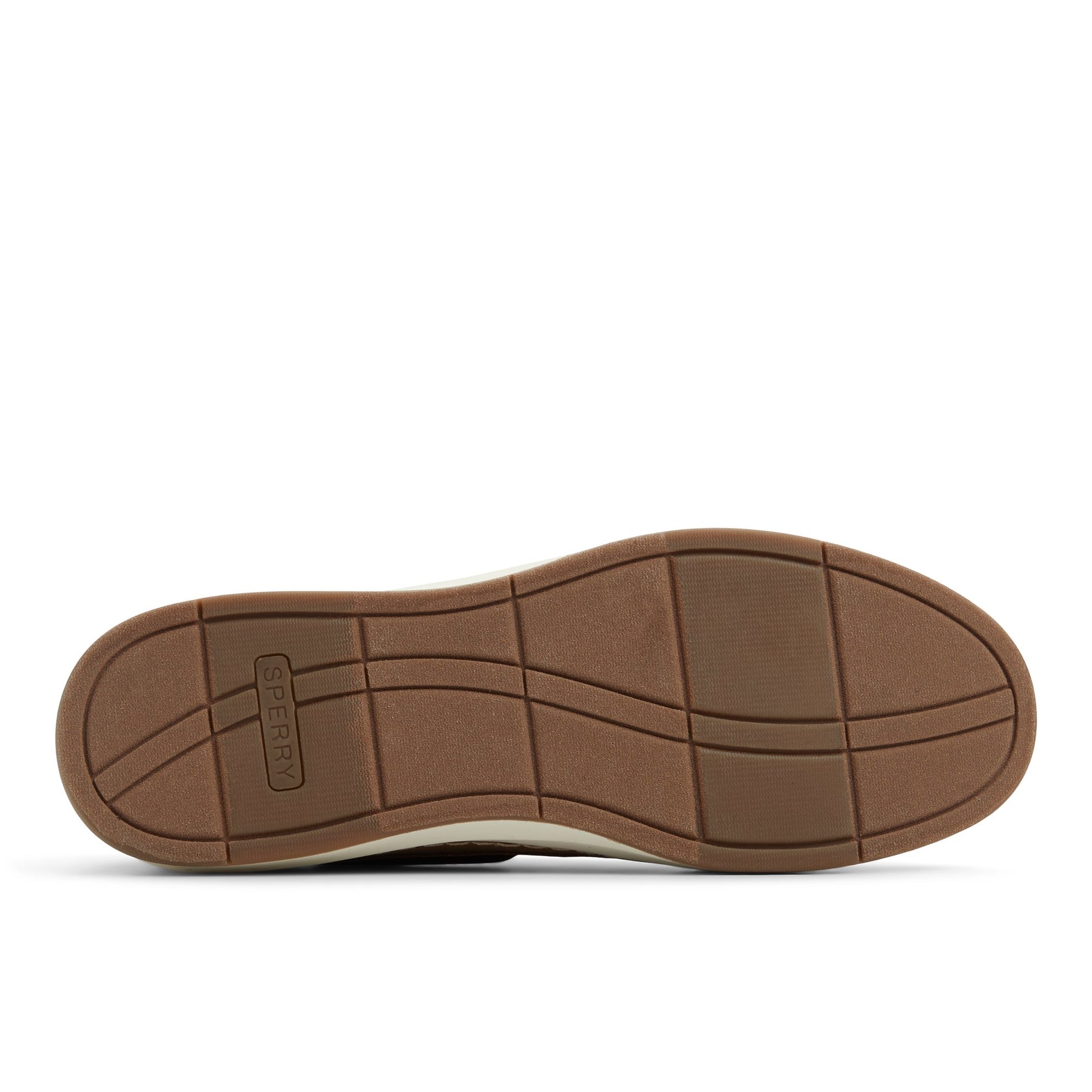 Close-up of the Taupe Mocneo Boat Shoe Low Top Sneakers