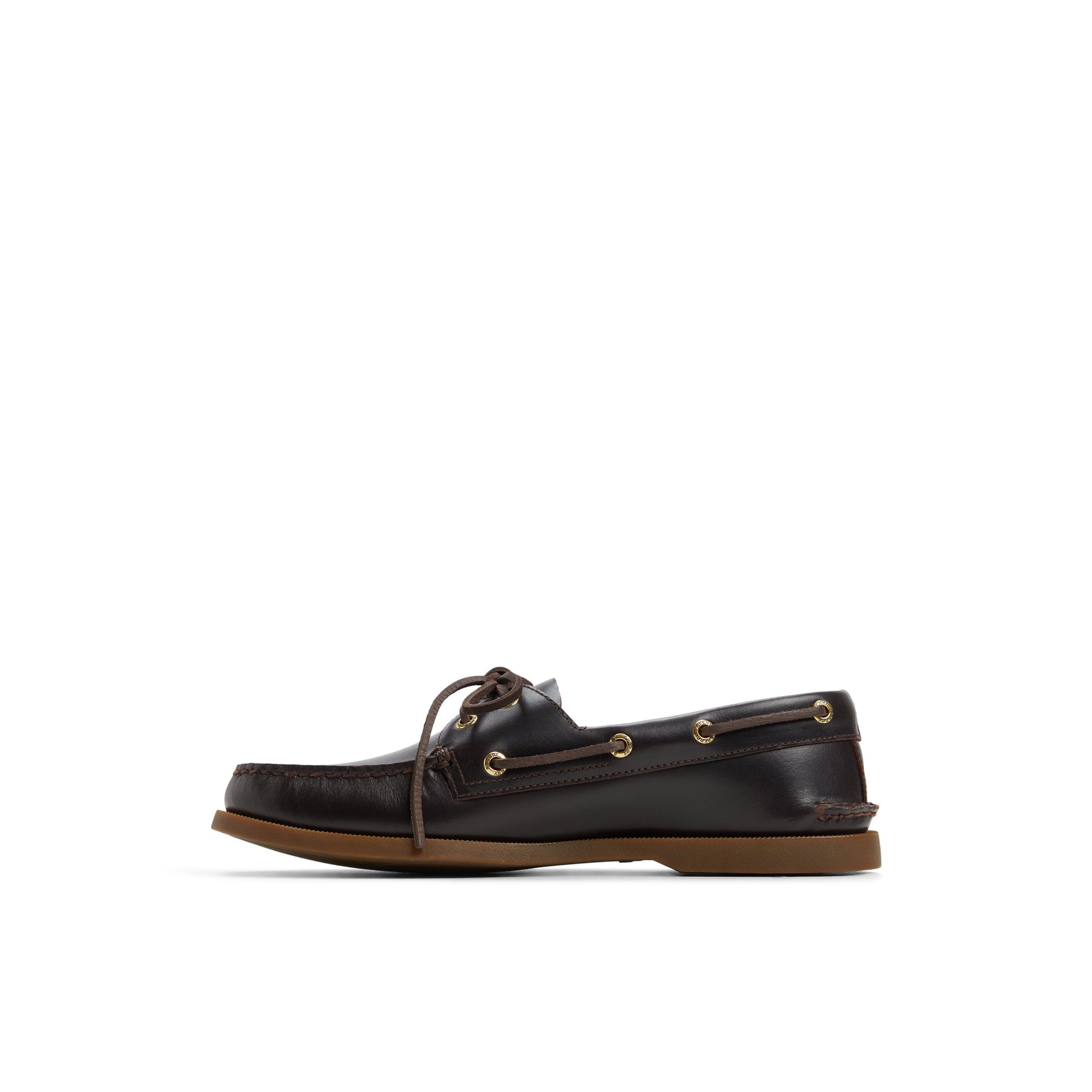 Three-quarter angle of Amaretto Authentic Original™ 2 Eye Boat Shoe Boat Shoes's back side