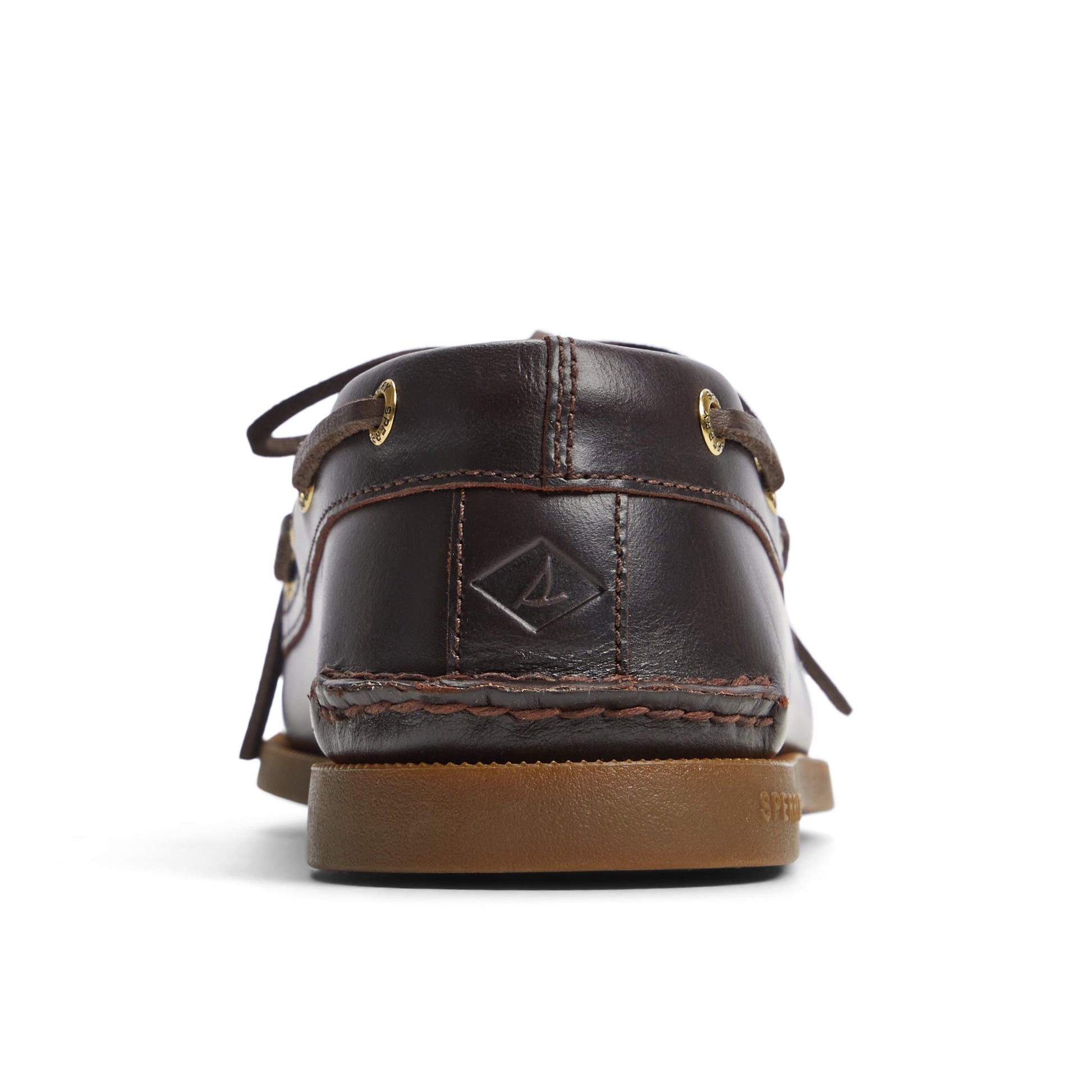 Three-quarter angle of Amaretto Authentic Original™ 2 Eye Boat Shoe Boat Shoes's front side
