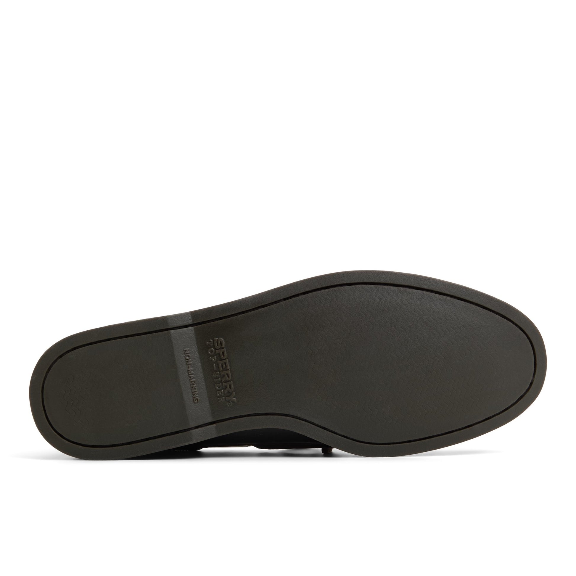 Close-up of the Black Authentic Original™ 2 Eye Boat Shoe Boat Shoes