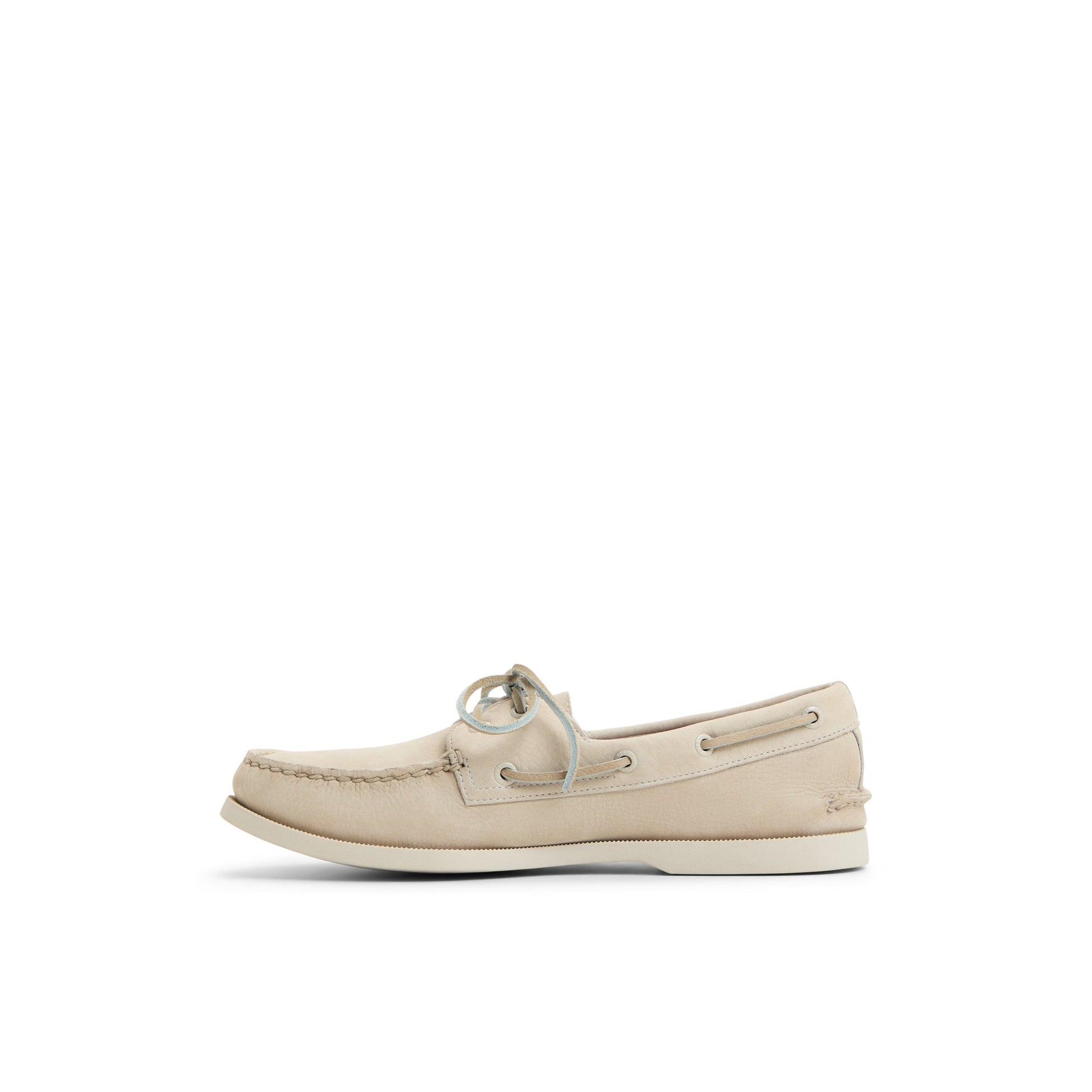 Three-quarter angle of Navy Authentic Original™ 2 Eye Boat Shoe Boat Shoes's back side