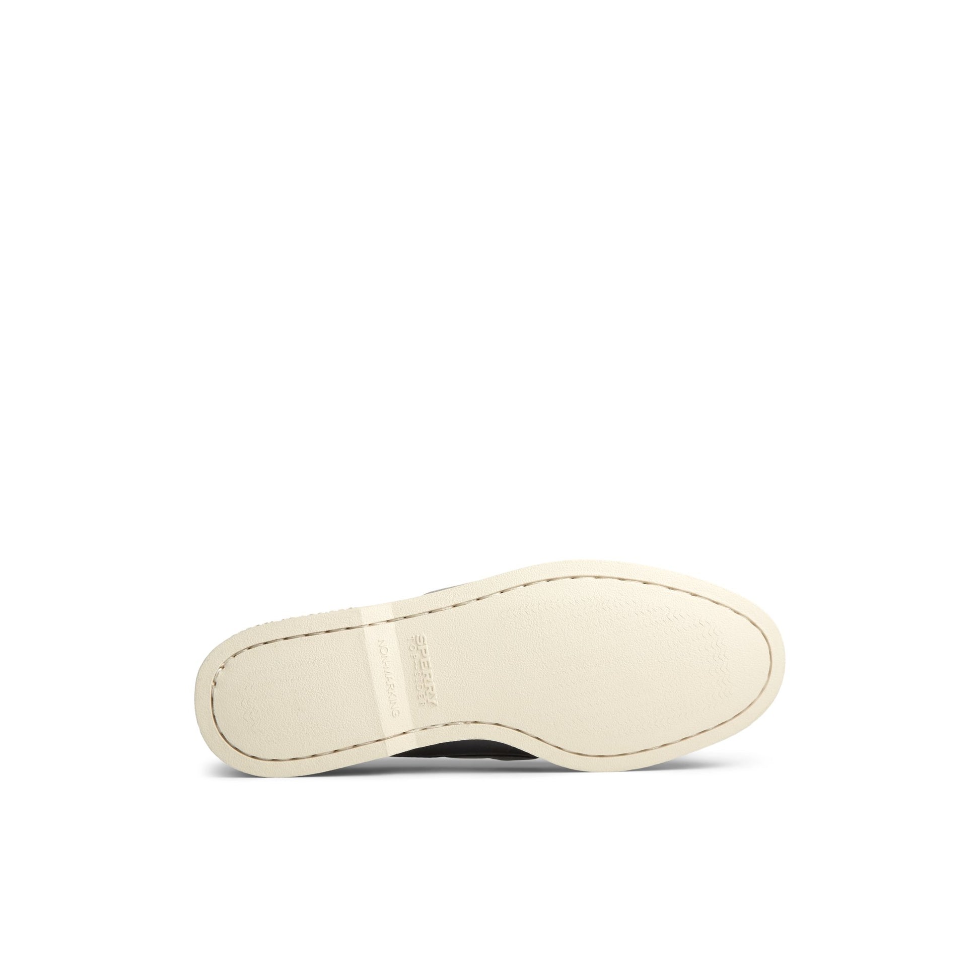 View of Navy Authentic Original™ 2 Eye Boat Shoe Boat Shoes's sole