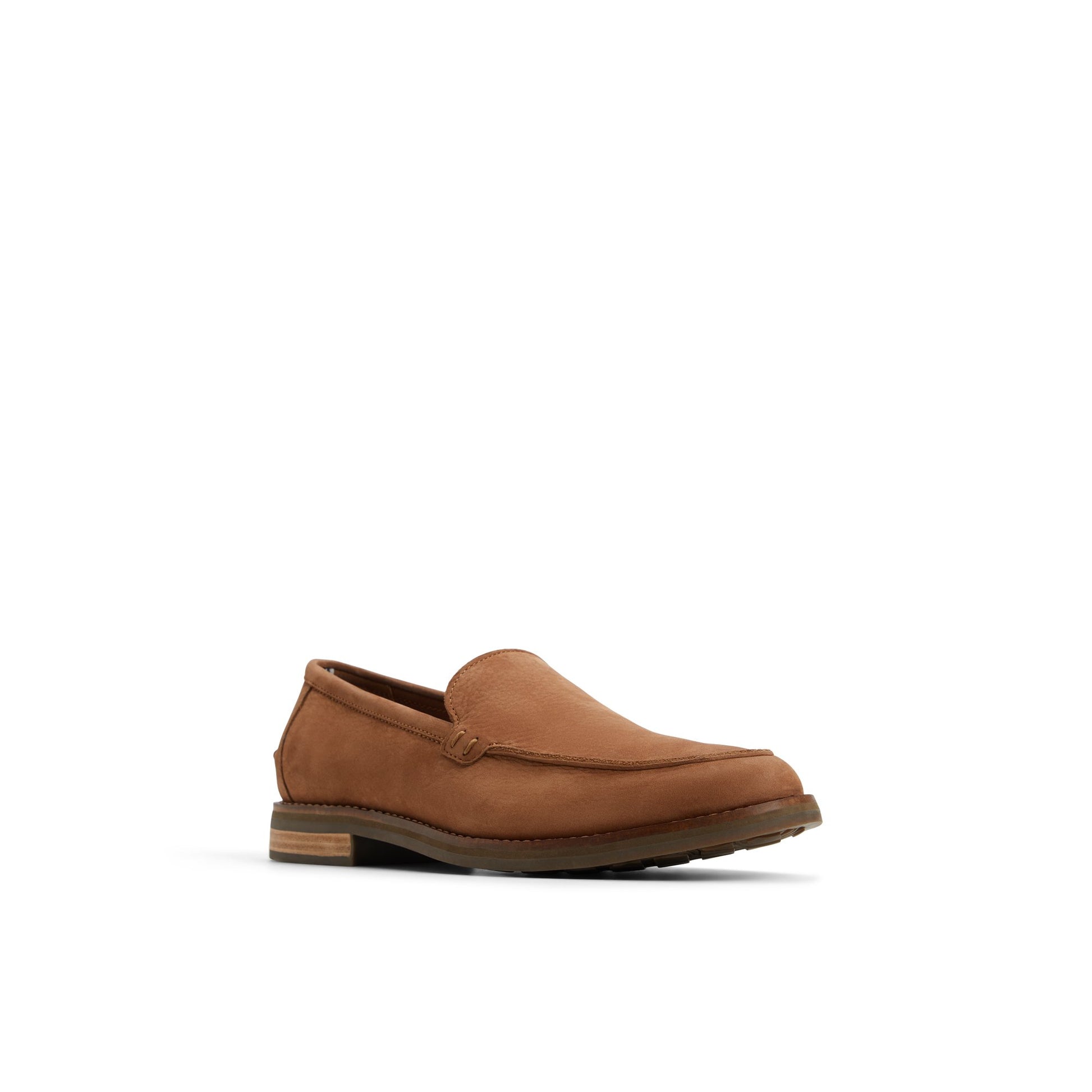 Side view of Tan Top Field Venetian Loafer Loafer Moccasin Casual Shoes