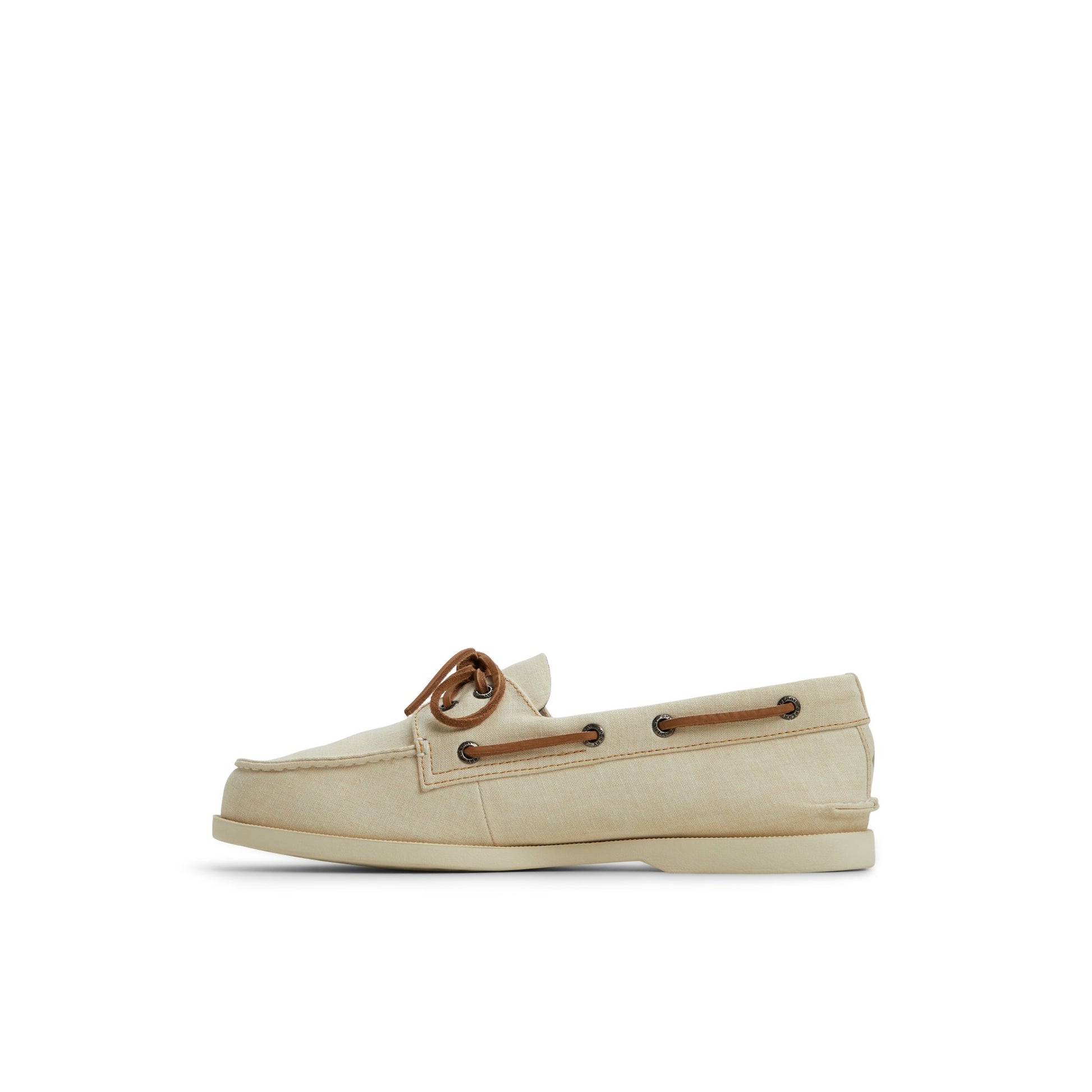 Three-quarter angle of Cream Authentic Original™ 2-Eye Lite Boat Shoe Boat Shoes's back side
