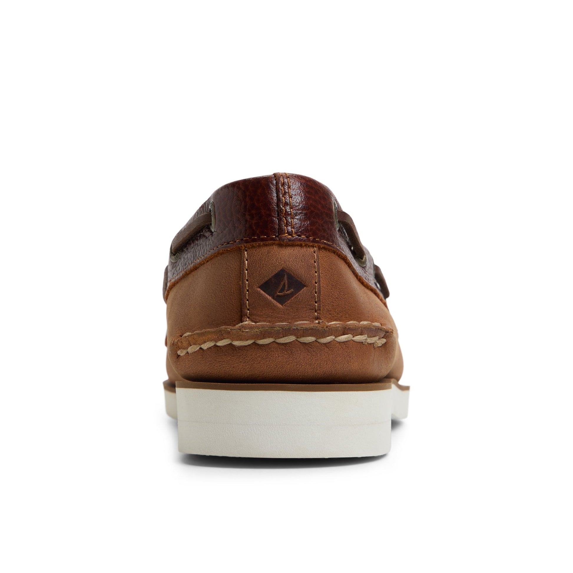 Three-quarter angle of Brown Authentic Original™ 2-Eye Boat Shoe Boat Shoe's front side