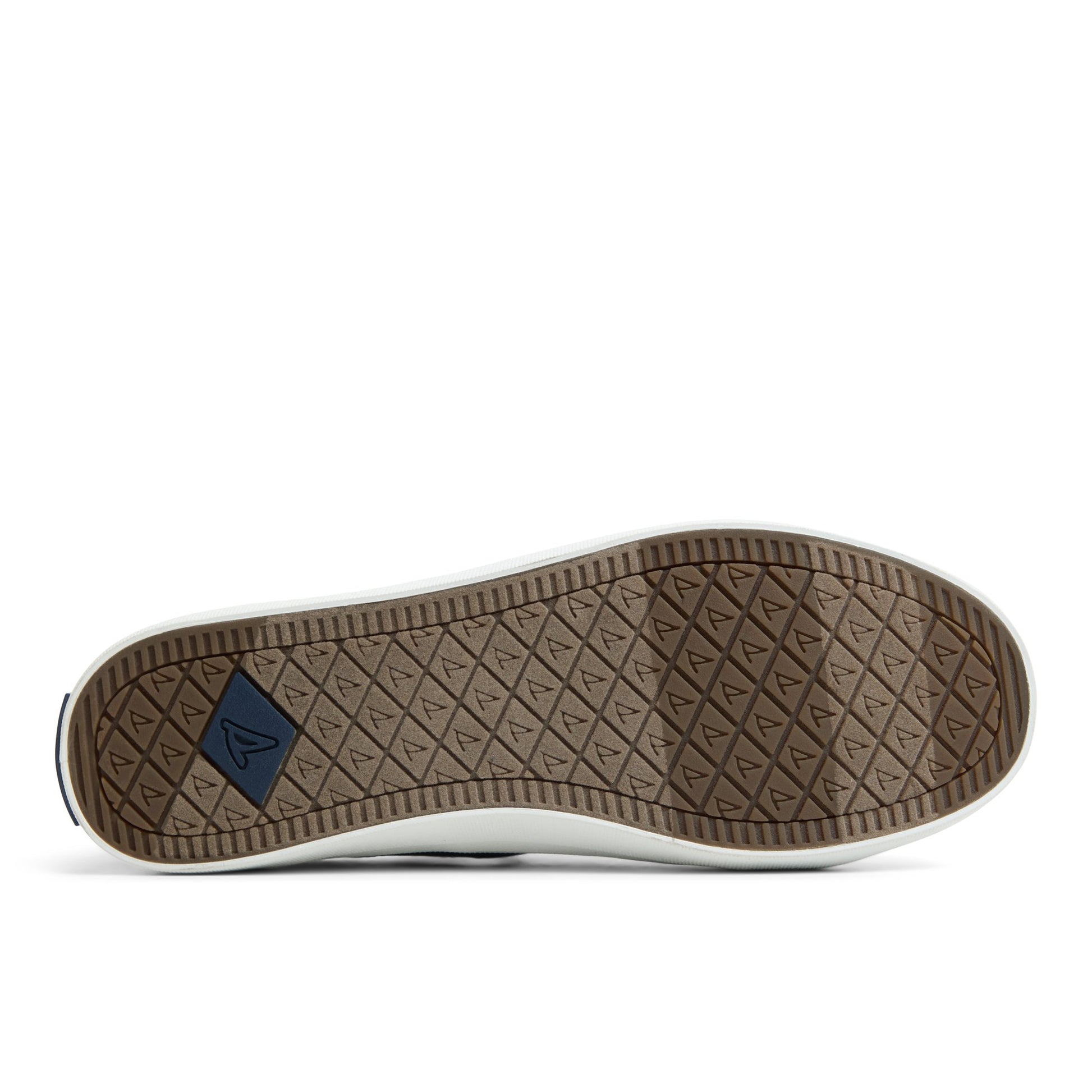 Close-up of the Black Crest Vibe Sneaker Low Top Sneakers