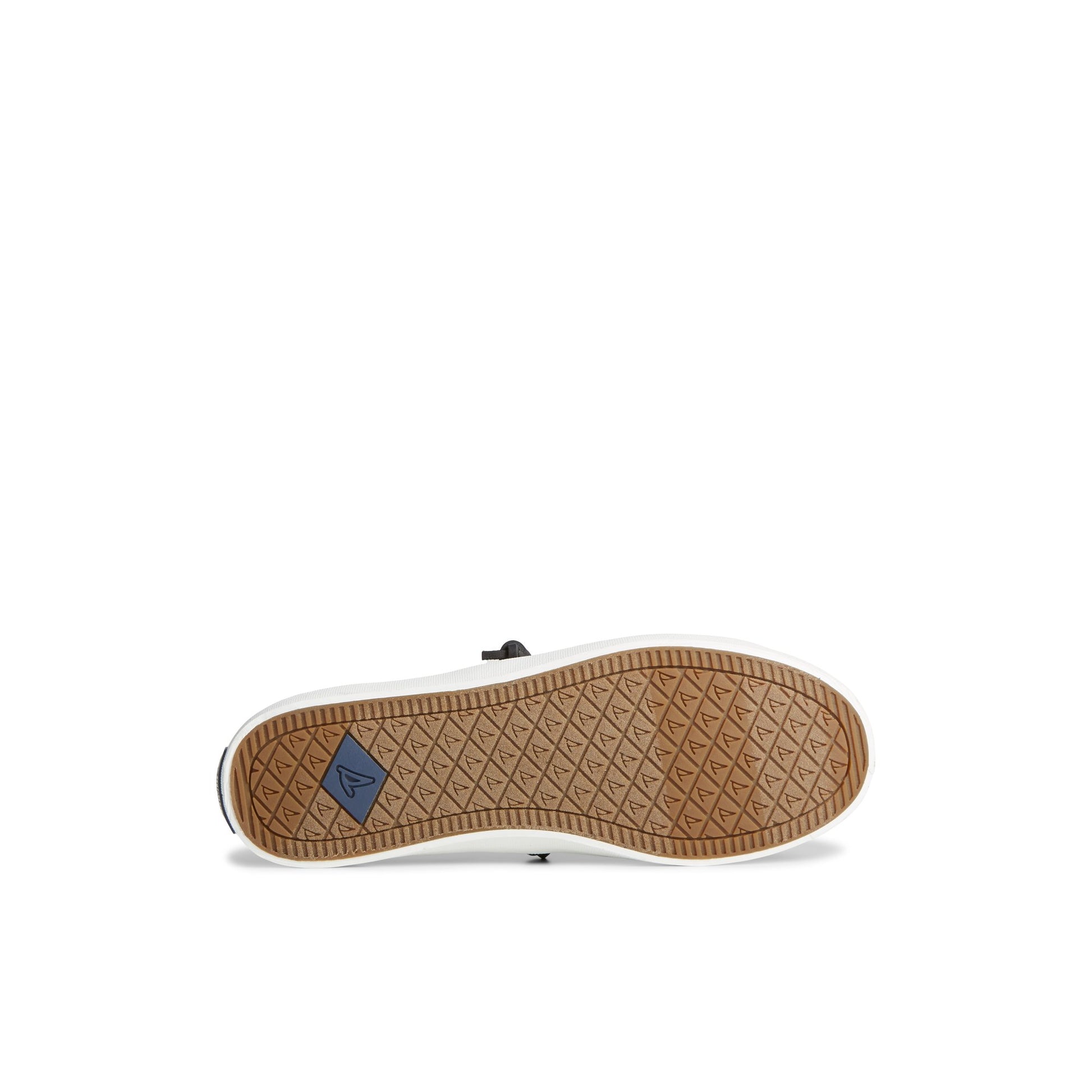 View of Black Crest Vibe Sneaker Low Top Sneakers's sole