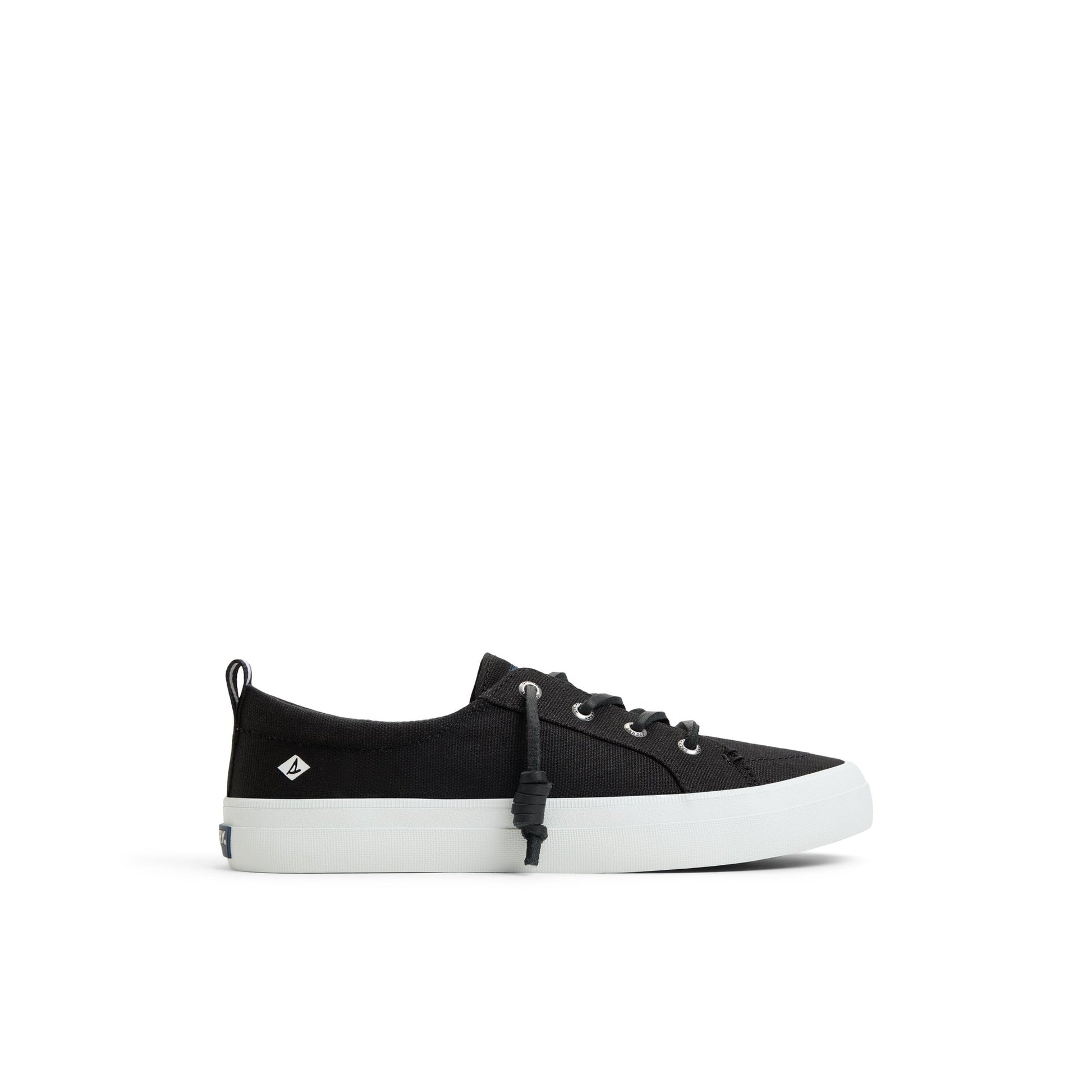Main View of Black Crest Vibe Sneaker Low Top Sneakers for Womens