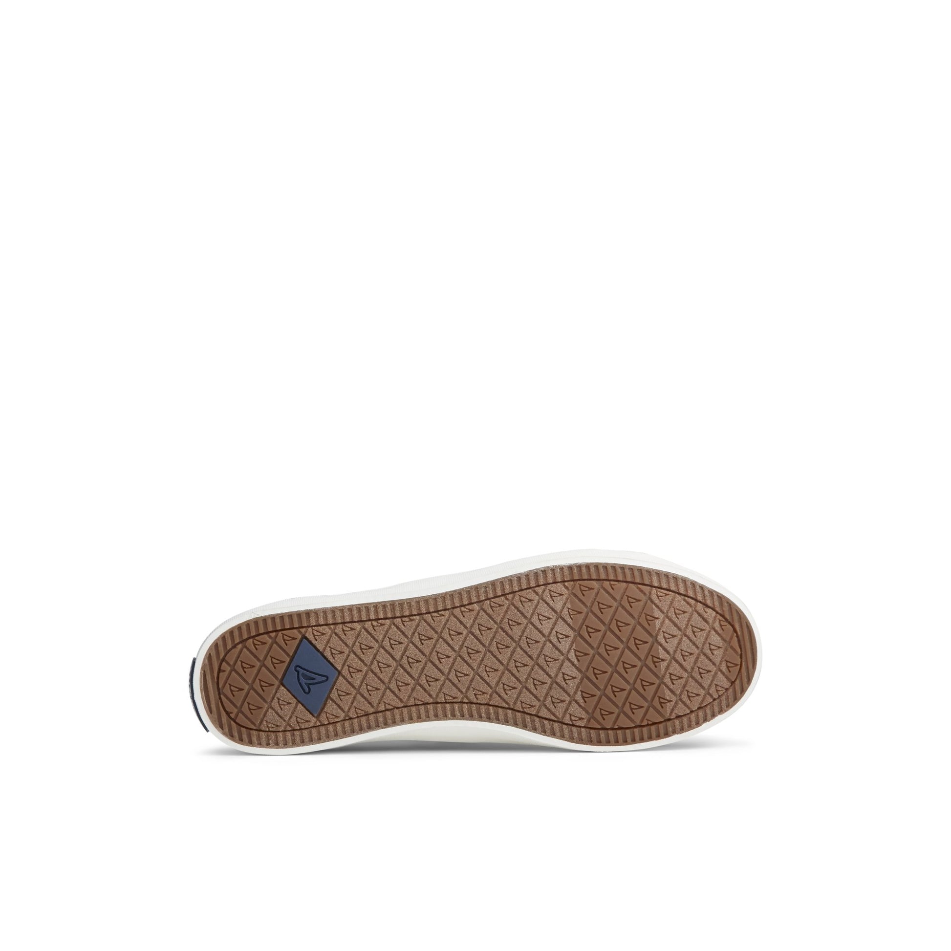 View of Navy Crest Vibe Sneaker Low Top Sneakers's sole