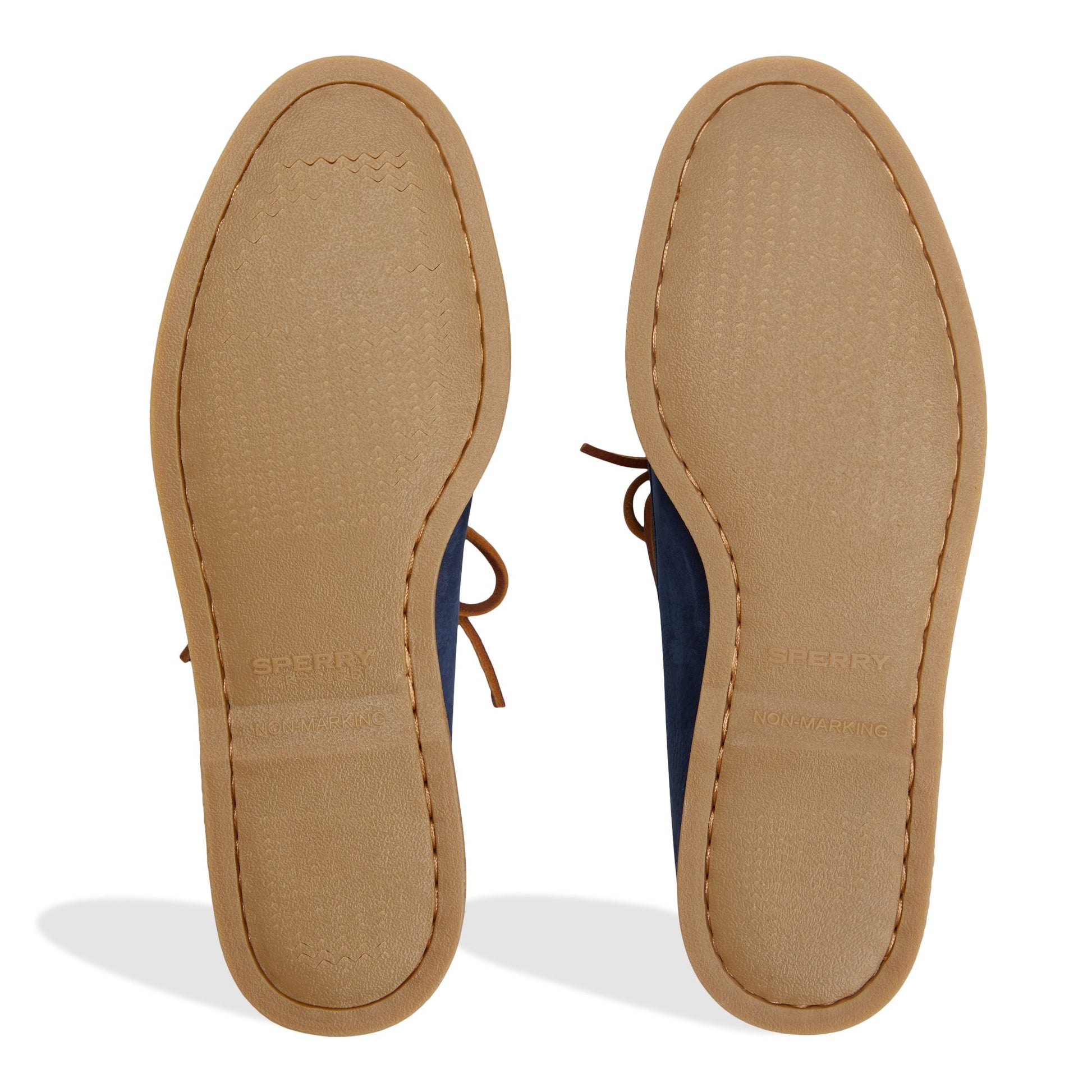 Close-up of the Navy Gold Cup™ Authentic Original™ 2-Eye Boat Shoe Boat Shoes
