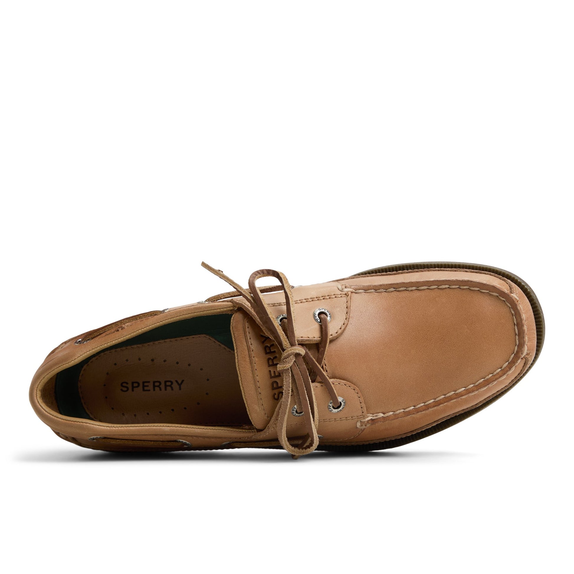 Top-down view of the Oak Mako 2 Eye Boat Shoe Boat Shoes