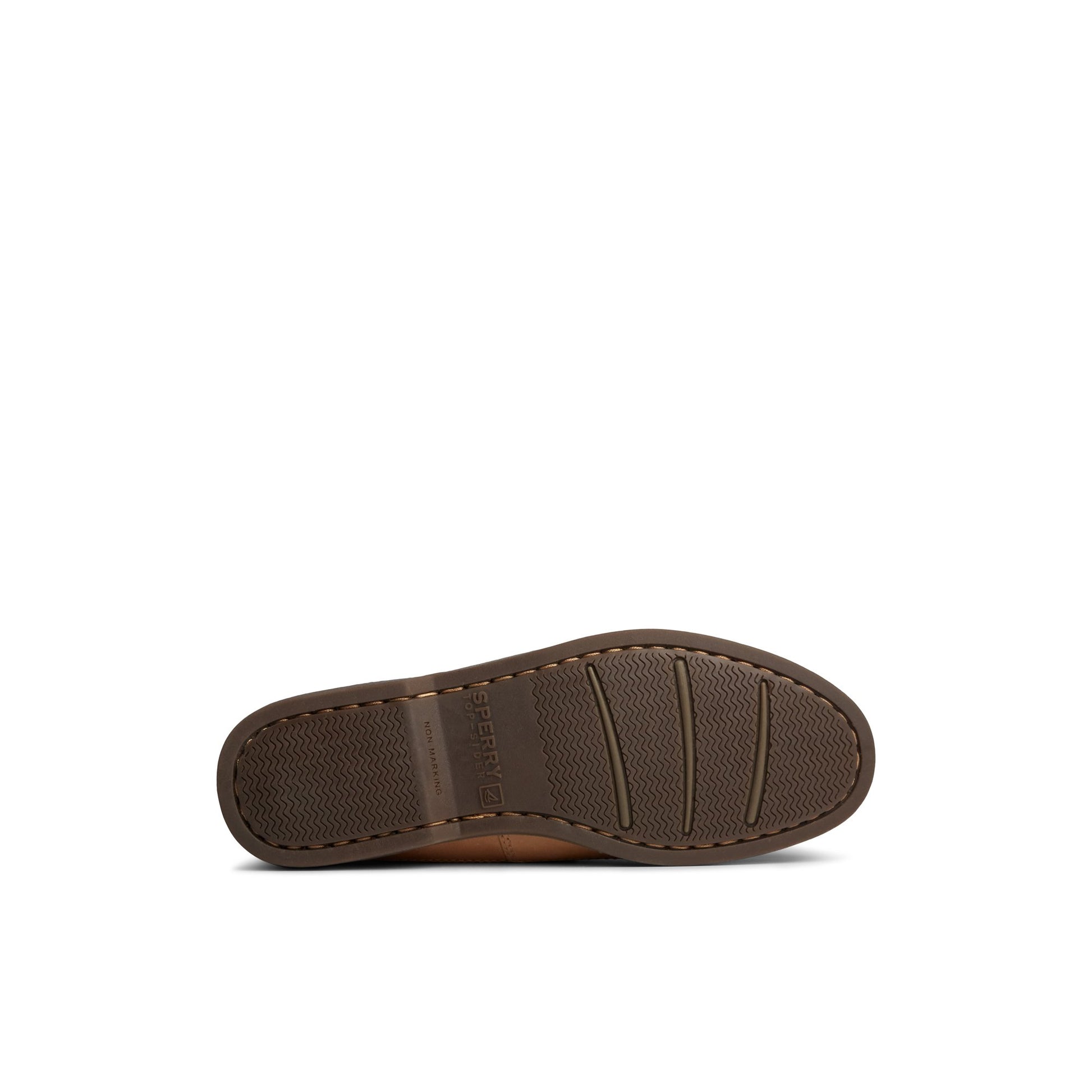 View of Oak Mako 2 Eye Boat Shoe Boat Shoes's sole