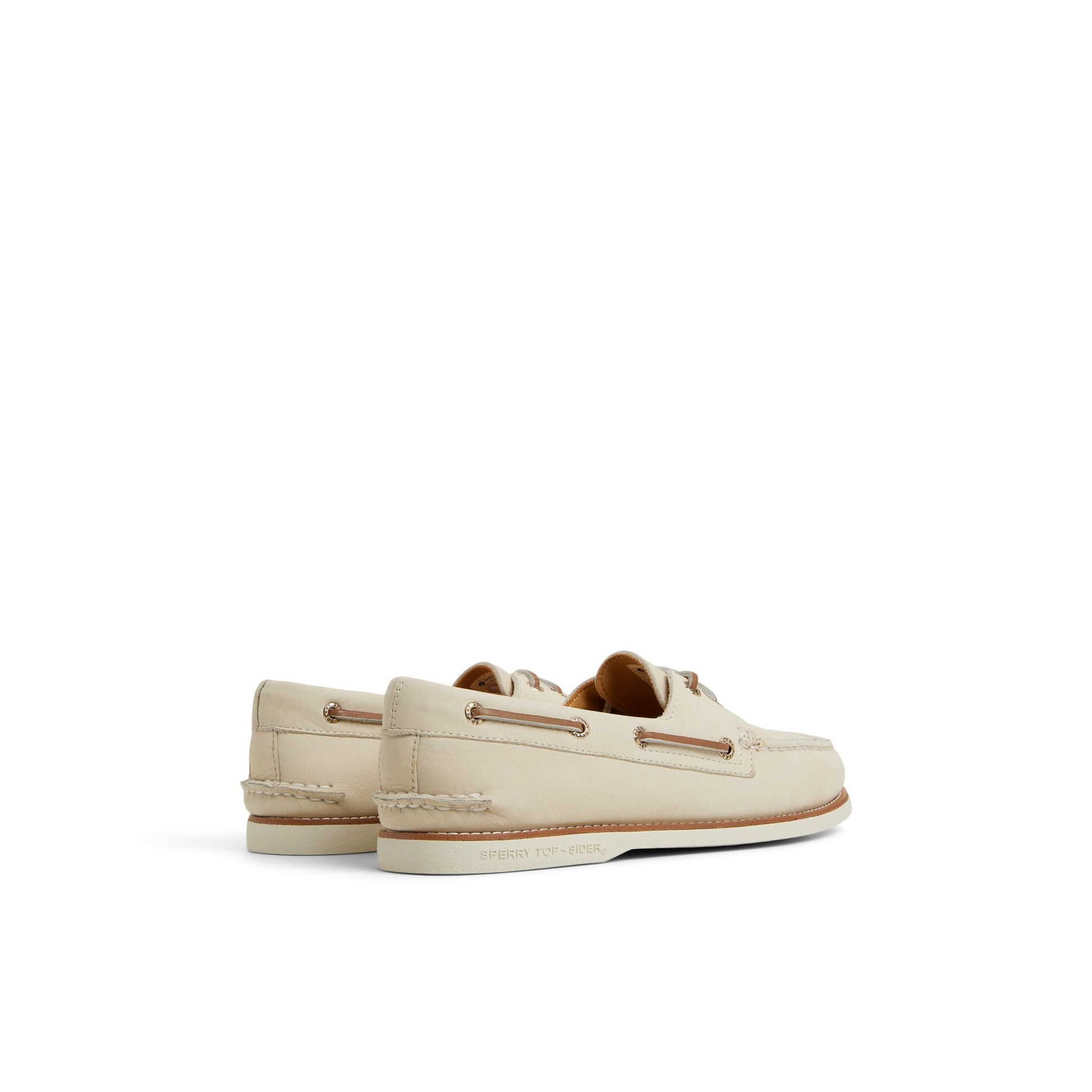 Three-quarter angle of Sand Gold Cup™ Authentic Original™ 2-Eye Boat Shoe Boat Shoes's front side