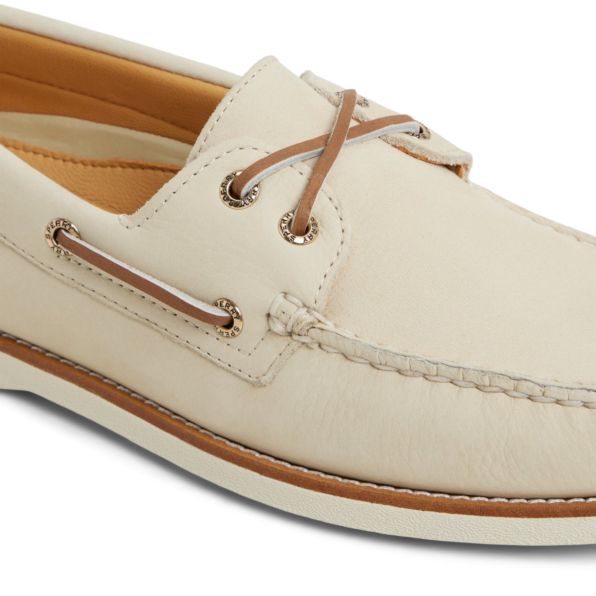 View of Sand Gold Cup™ Authentic Original™ 2-Eye Boat Shoe Boat Shoes's sole