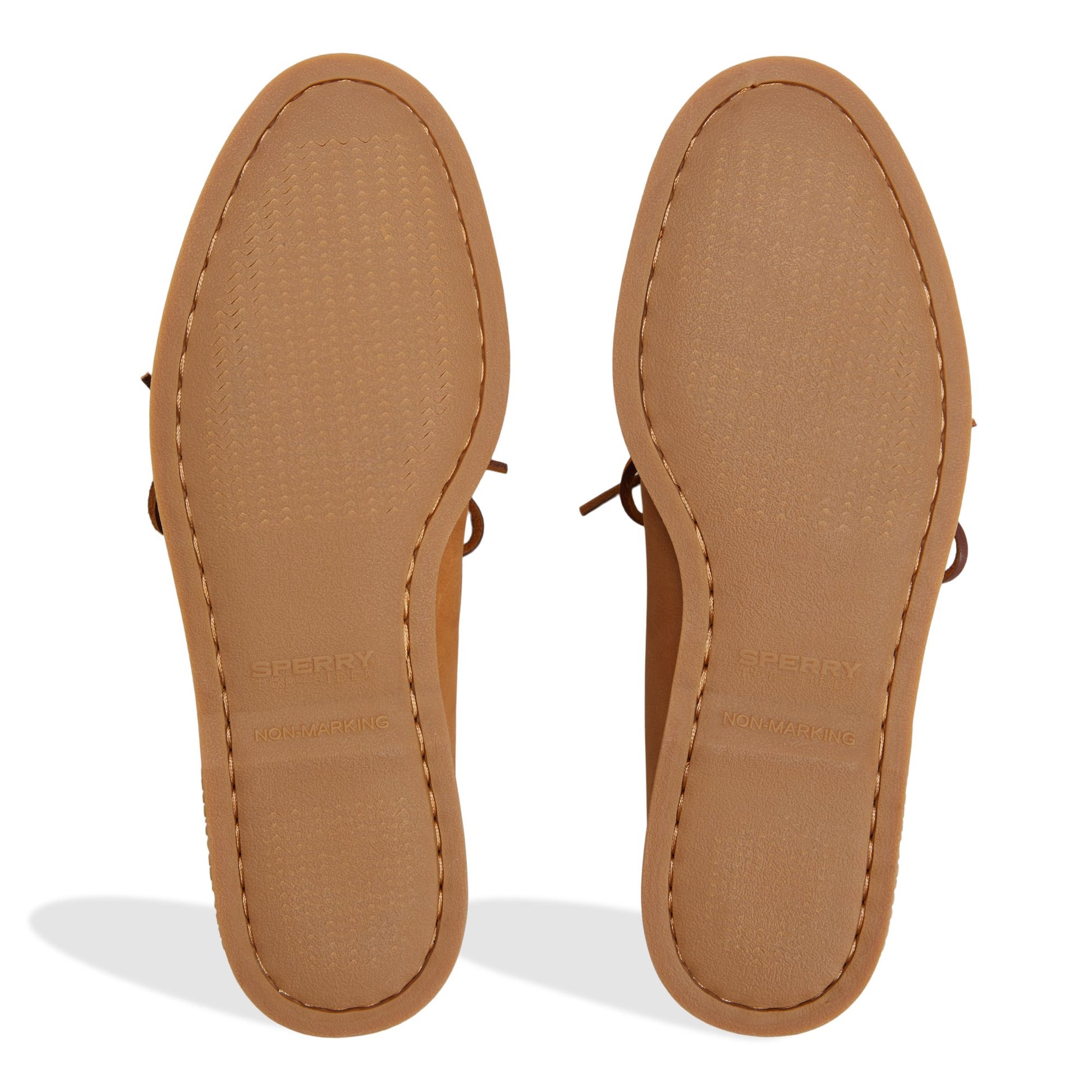 Close-up of the Medium beige Gold Cup™ Authentic Original™ 2-Eye Boat Shoe Boat Shoes
