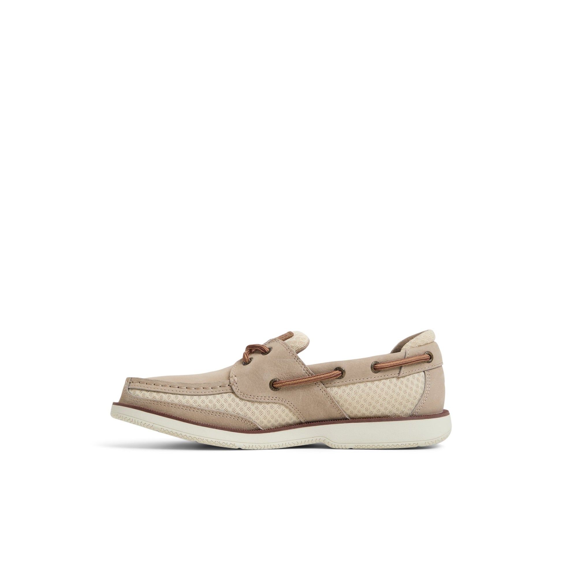 Three-quarter angle of Tan Surveyor 2 Eye Boat Shoes Boat Shoes's back side