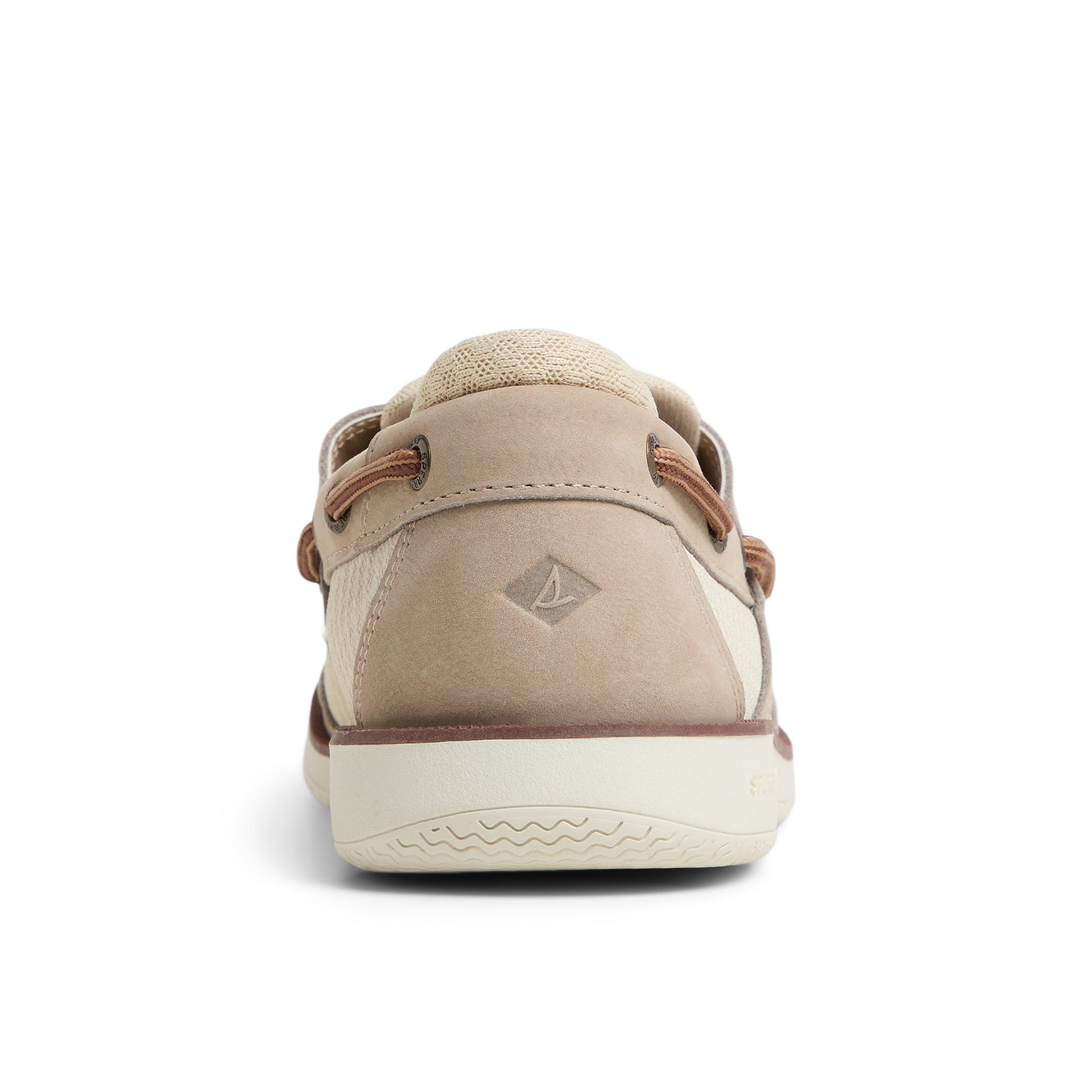 Three-quarter angle of Tan Surveyor 2 Eye Boat Shoes Boat Shoes's front side