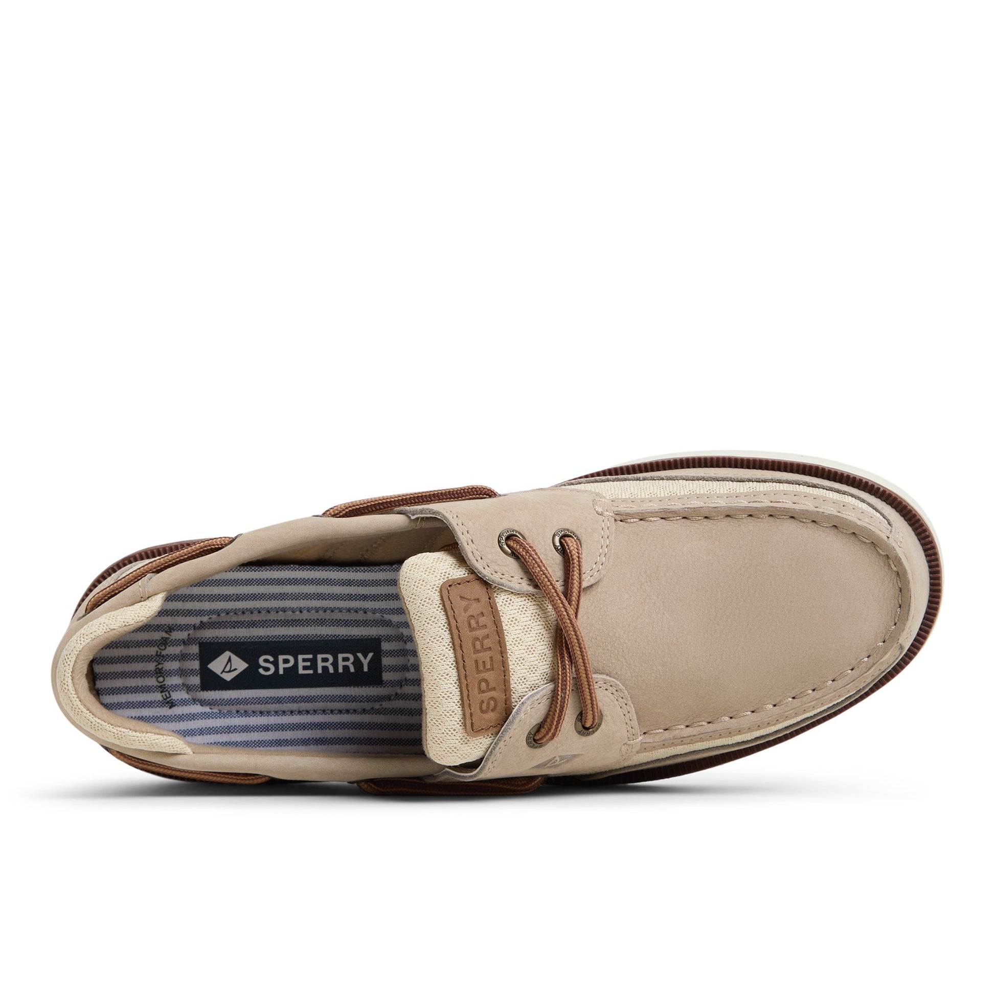 Top-down view of the Tan Surveyor 2 Eye Boat Shoes Boat Shoes