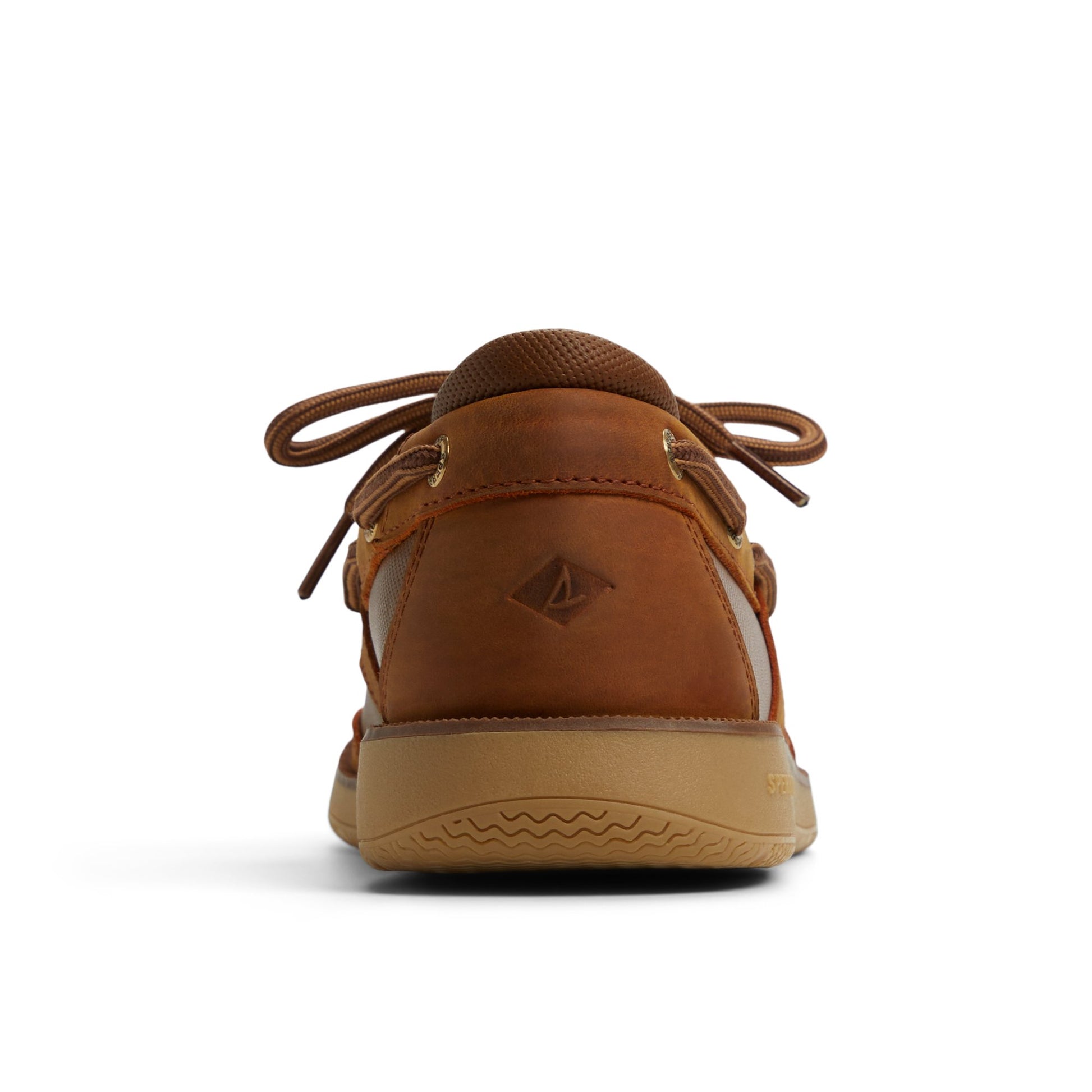 Three-quarter angle of Natural Surveyor 2 Eye Boat Shoes Boat Shoes's front side