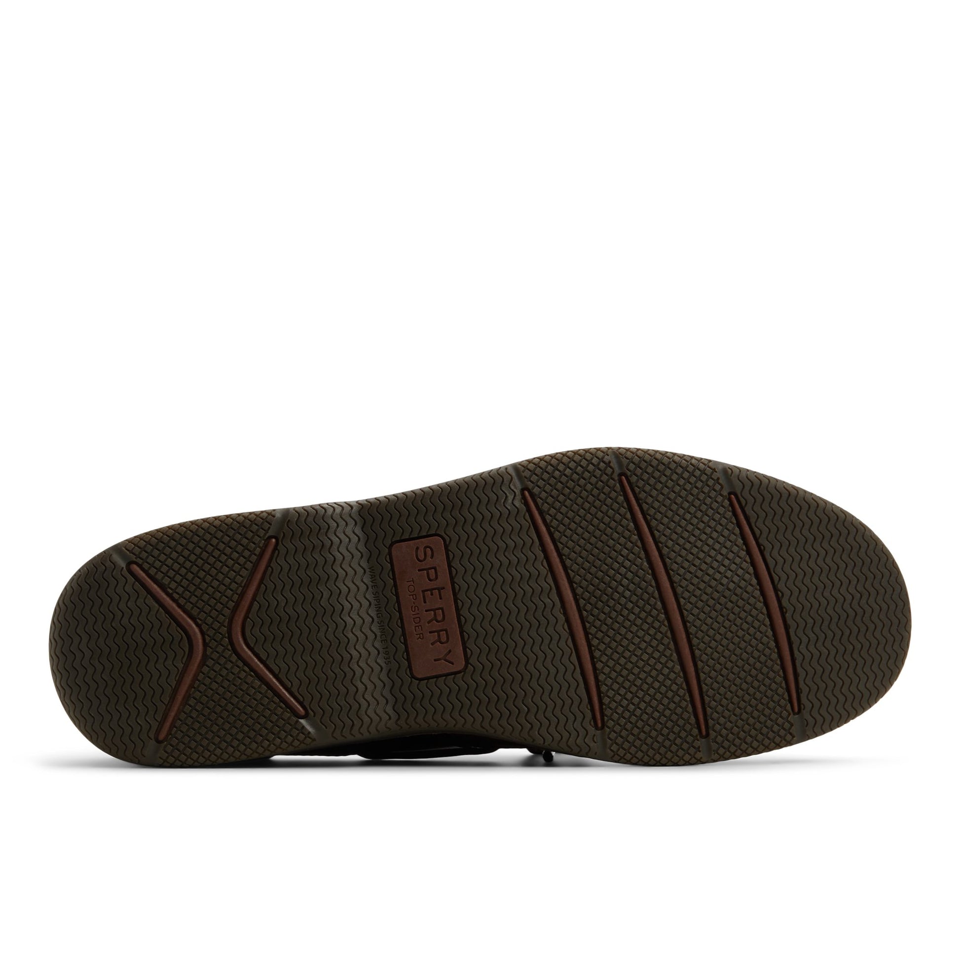 Close-up of the Dark Brown Surveyor 2 Eye Boat Shoes Boat Shoes