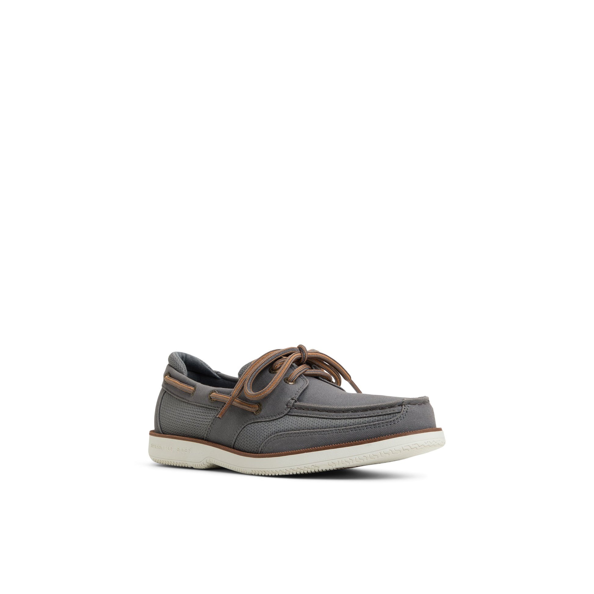 Side view of Grey Surveyor 2 Eye Boat Shoes Boat Shoes
