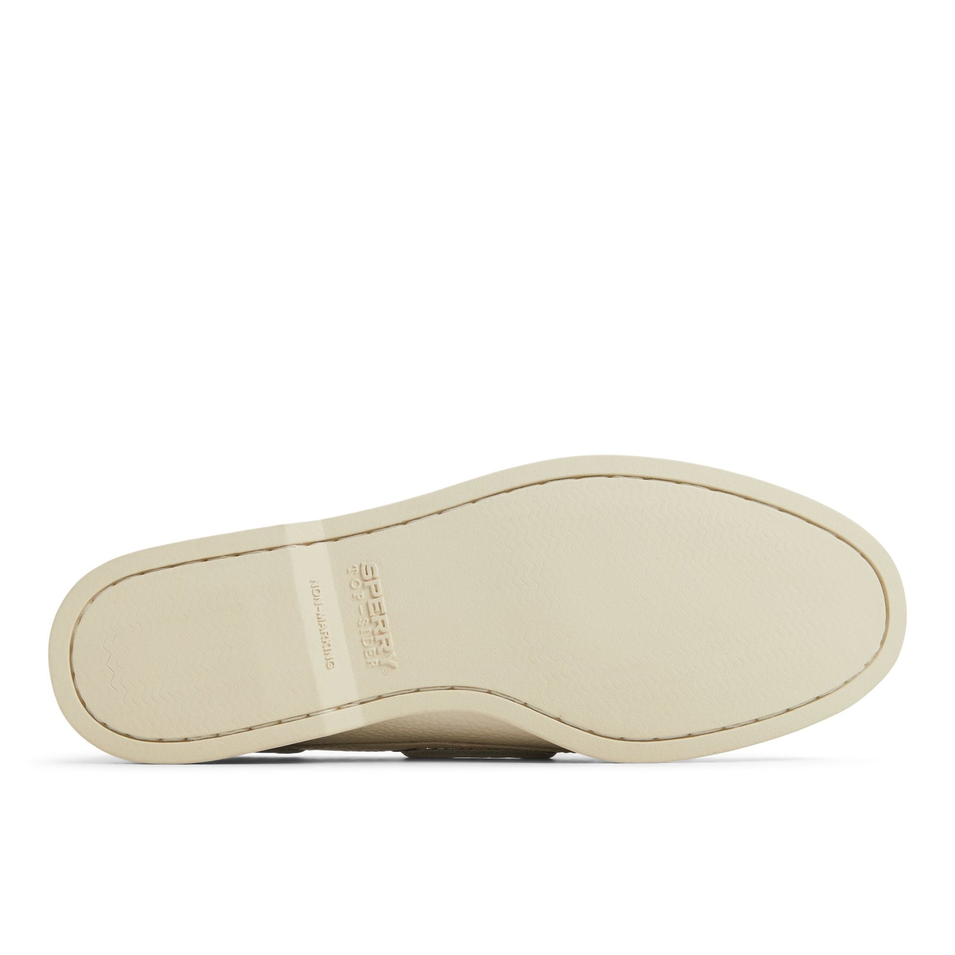 Close-up of the White Authentic Original™ 2 Eye Boat Shoe Boat Shoes