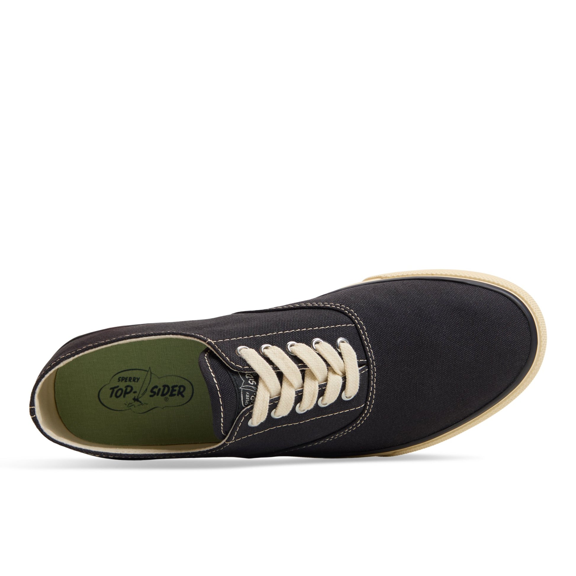 Top-down view of the Black Classic CVO Sneaker Low Top Sneakers