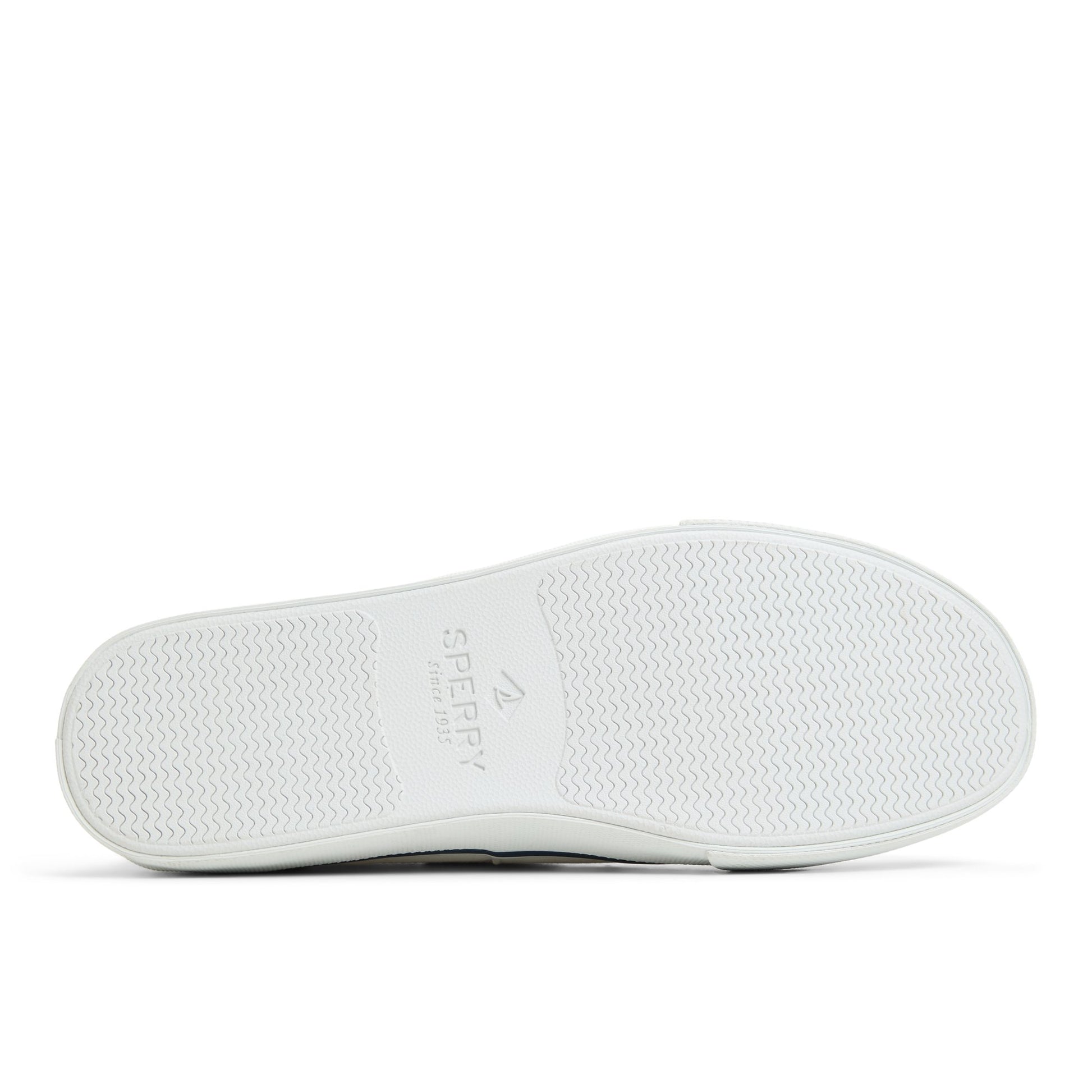 Close-up of the White Bahama II Sneaker Boat Shoes