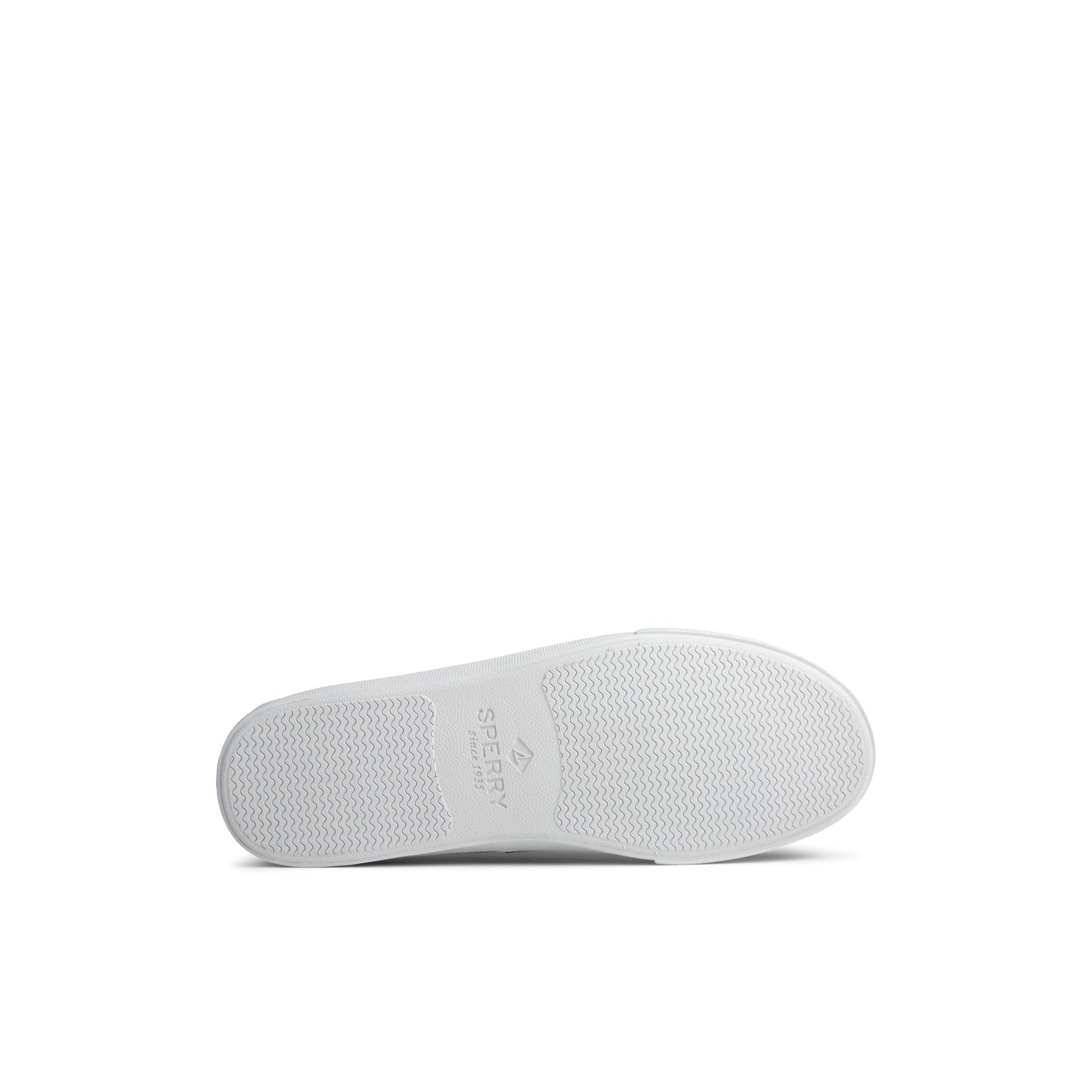 View of White Bahama II Sneaker Boat Shoes's sole