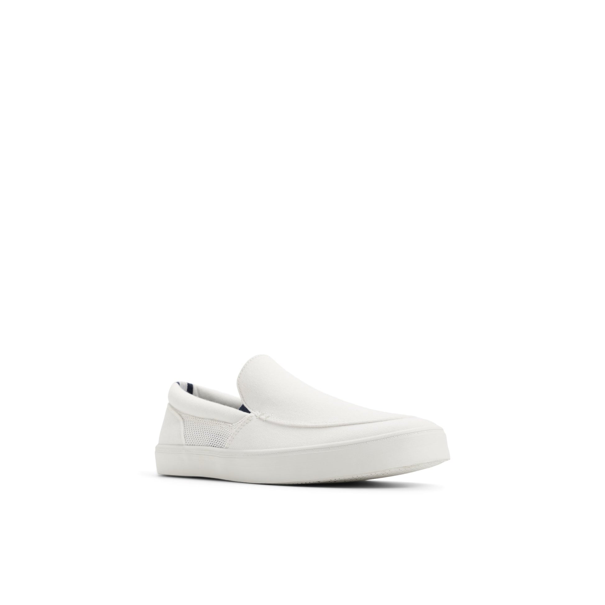 Side view of White Bowery Slip On Sneaker Slip-on Sneakers