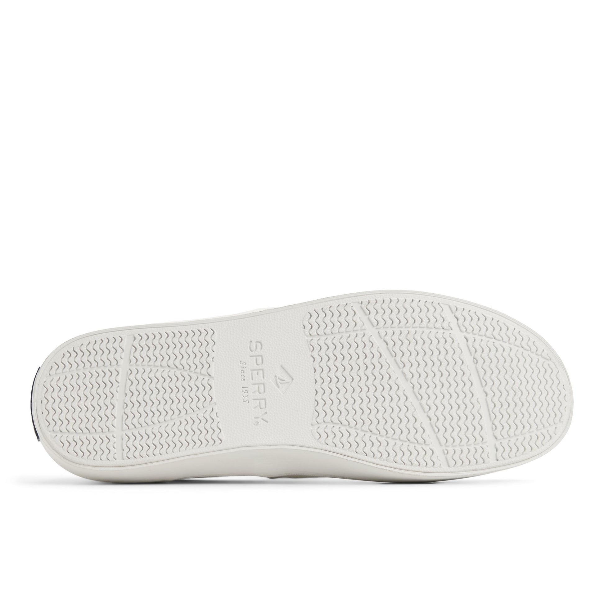 Close-up of the White Bowery Slip On Sneaker Slip-on Sneakers