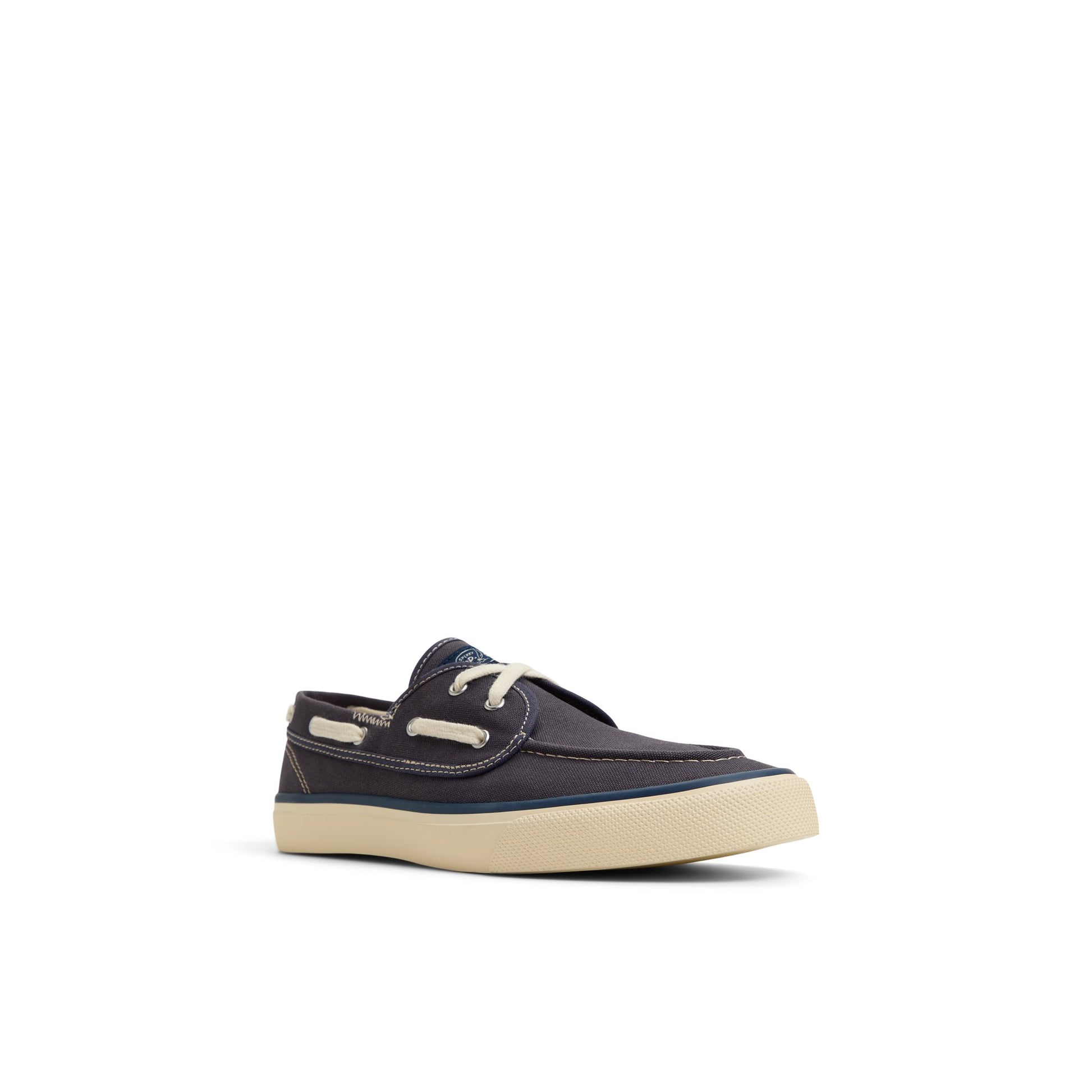 Side view of Navy Sea Mate Boat Shoe Sneaker Boat Shoes