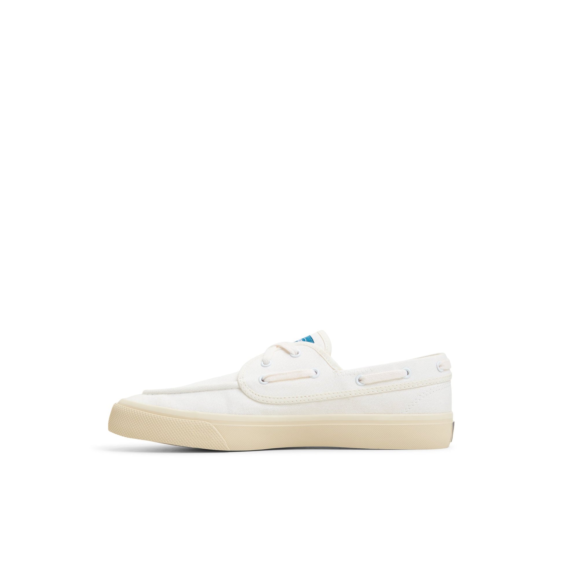 Three-quarter angle of White Sea Mate Boat Shoe Sneaker Boat Shoes's back side