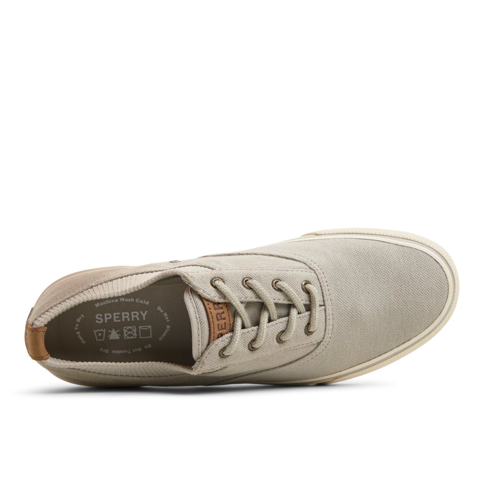 Top-down view of the Grey Striper II Knit Sneaker Low Top Sneakers