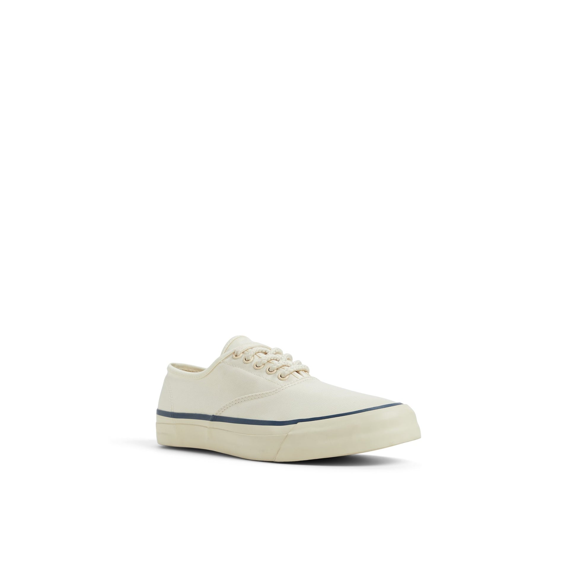 Side view of White Sperry x BEAMS PLUS Nylon CVO Low Top Sneakers