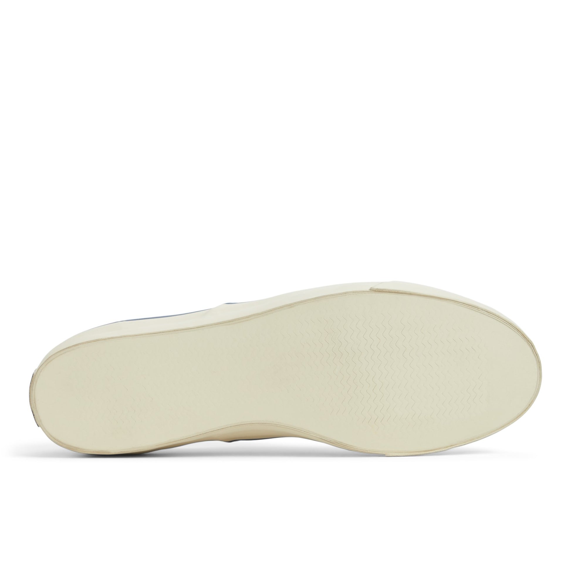 Close-up of the White Sperry x BEAMS PLUS Nylon CVO Low Top Sneakers
