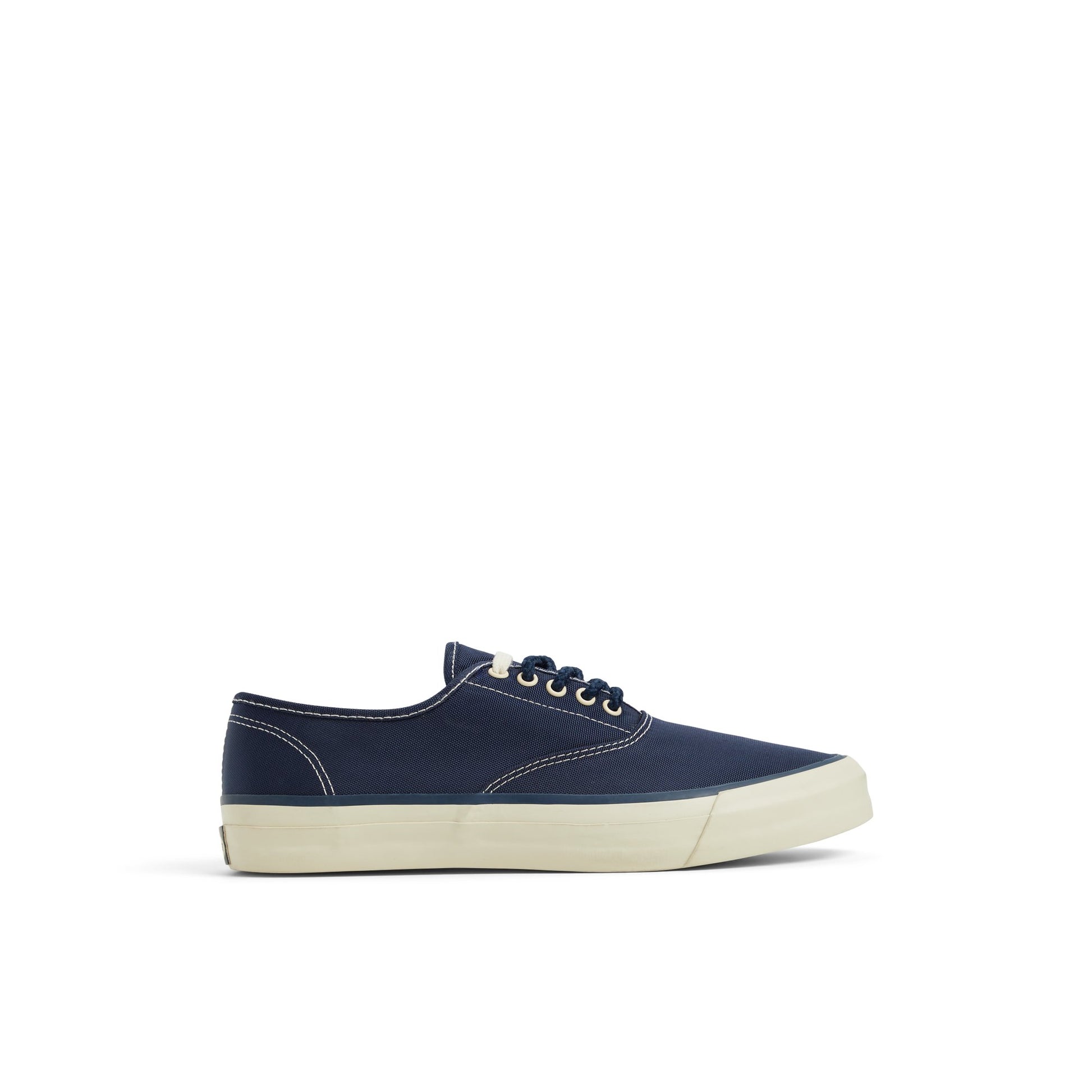 Main View of Navy Sperry x BEAMS PLUS Nylon CVO Low Top Sneakers for Mens
