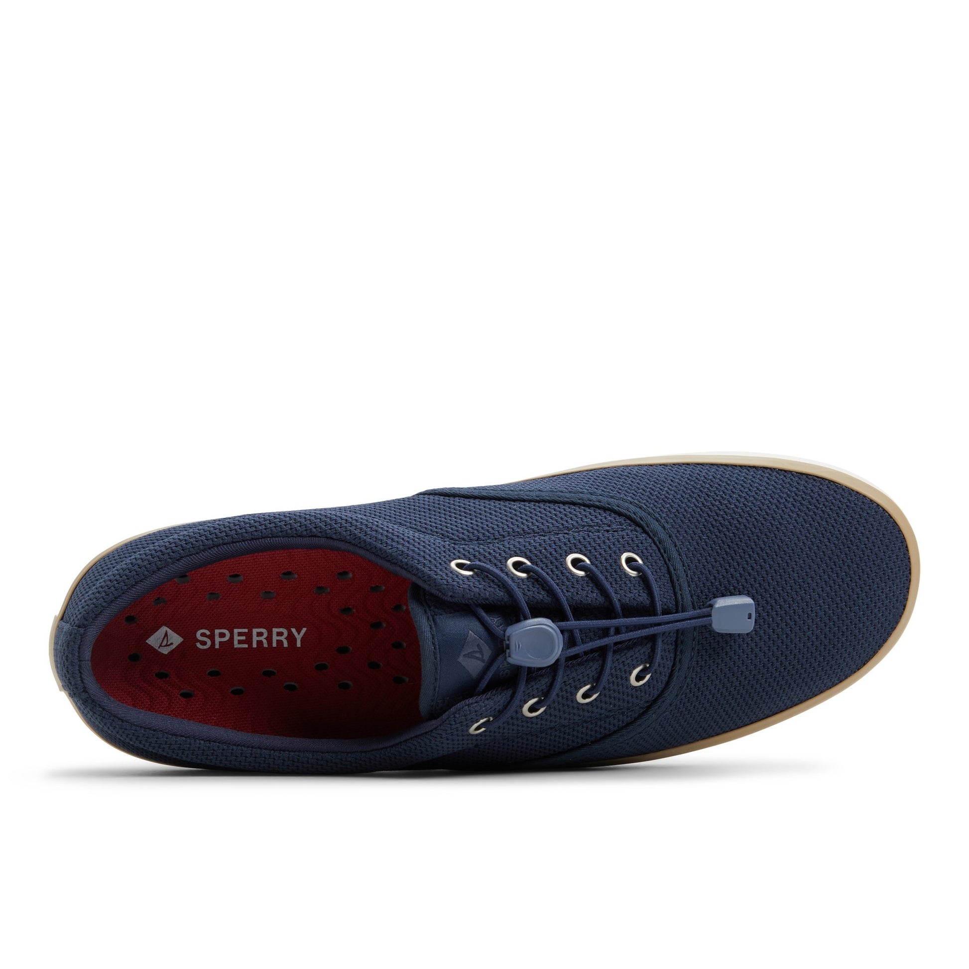 Top-down view of the Navy Fairlead CVO Sneaker Vulcanized Sneaker