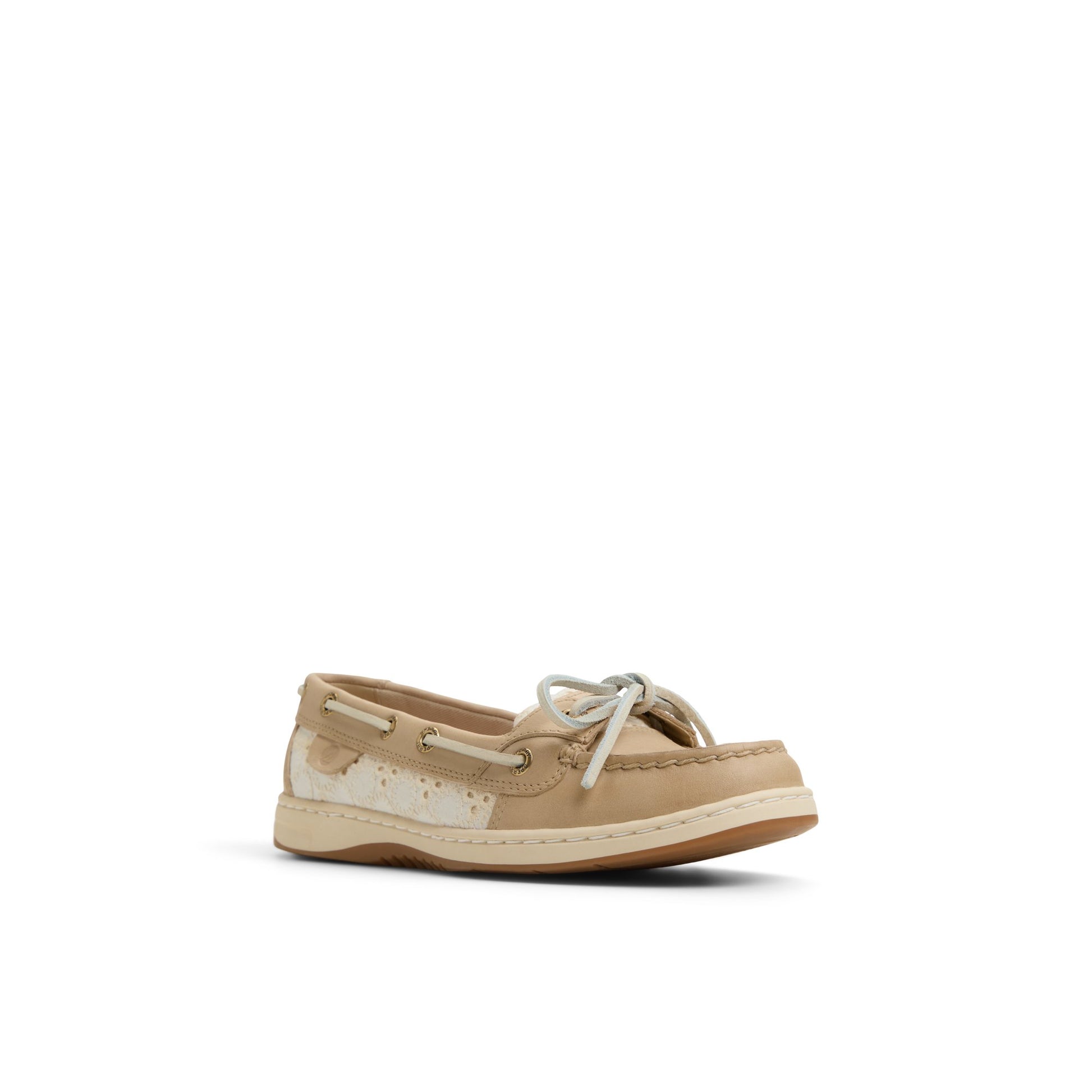 Side view of Light pink Angelfish 1 Eye Boat Shoe Boat Shoes