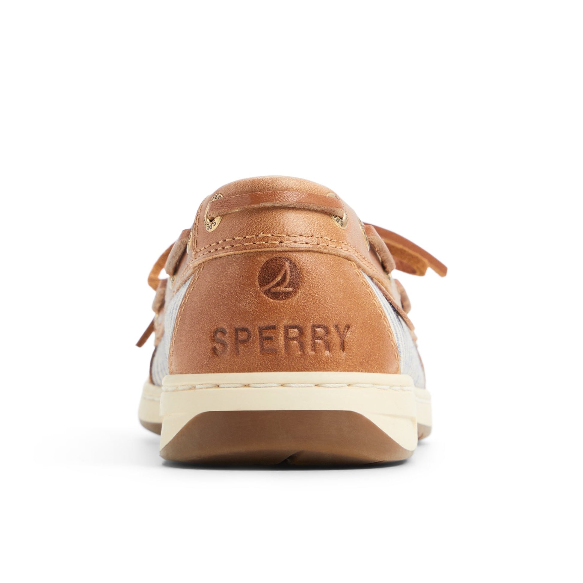 Three-quarter angle of Tan multi Angelfish 1 Eye Boat Shoe Boat Shoes's front side