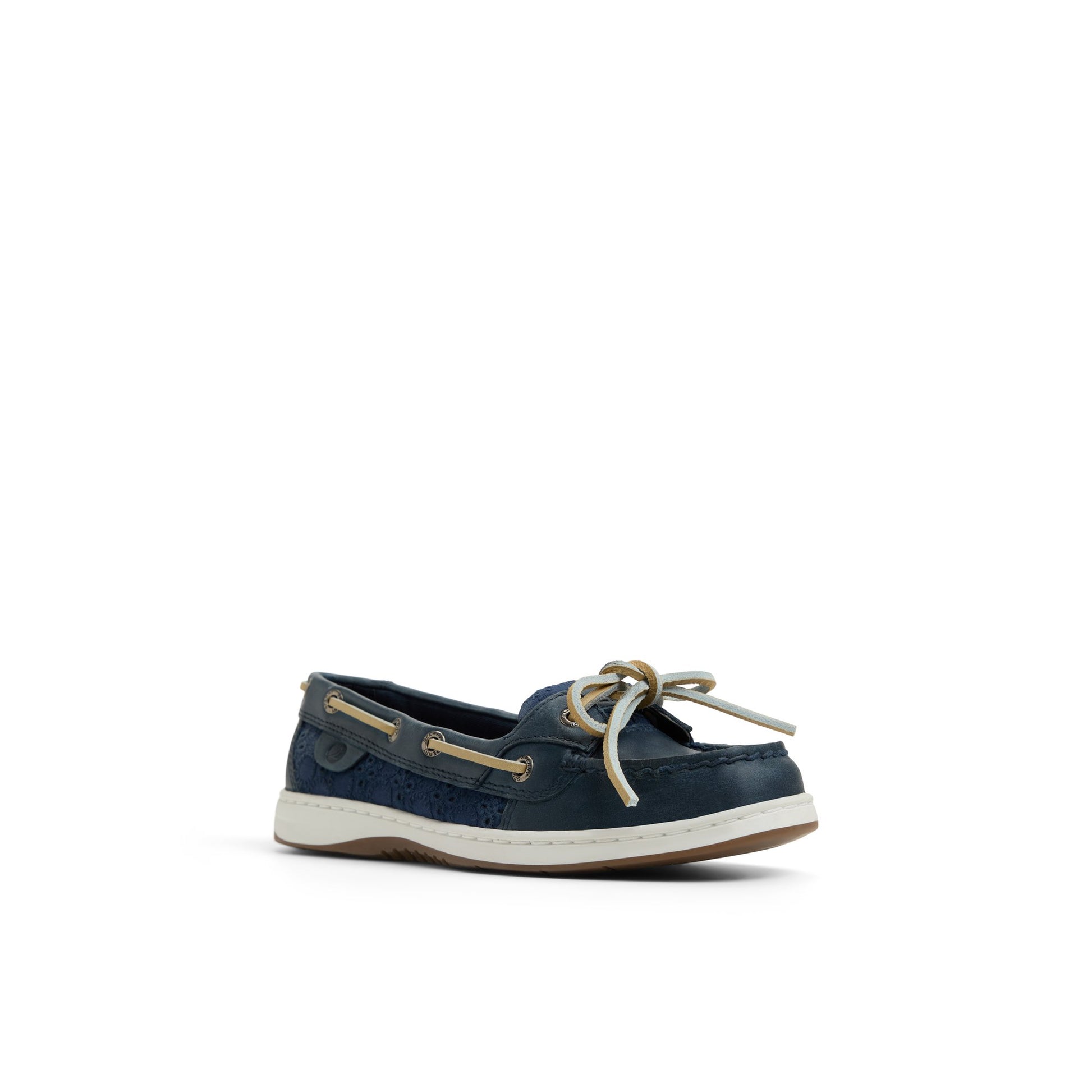 Side view of Navy Angelfish Boat Shoe Boat Shoes