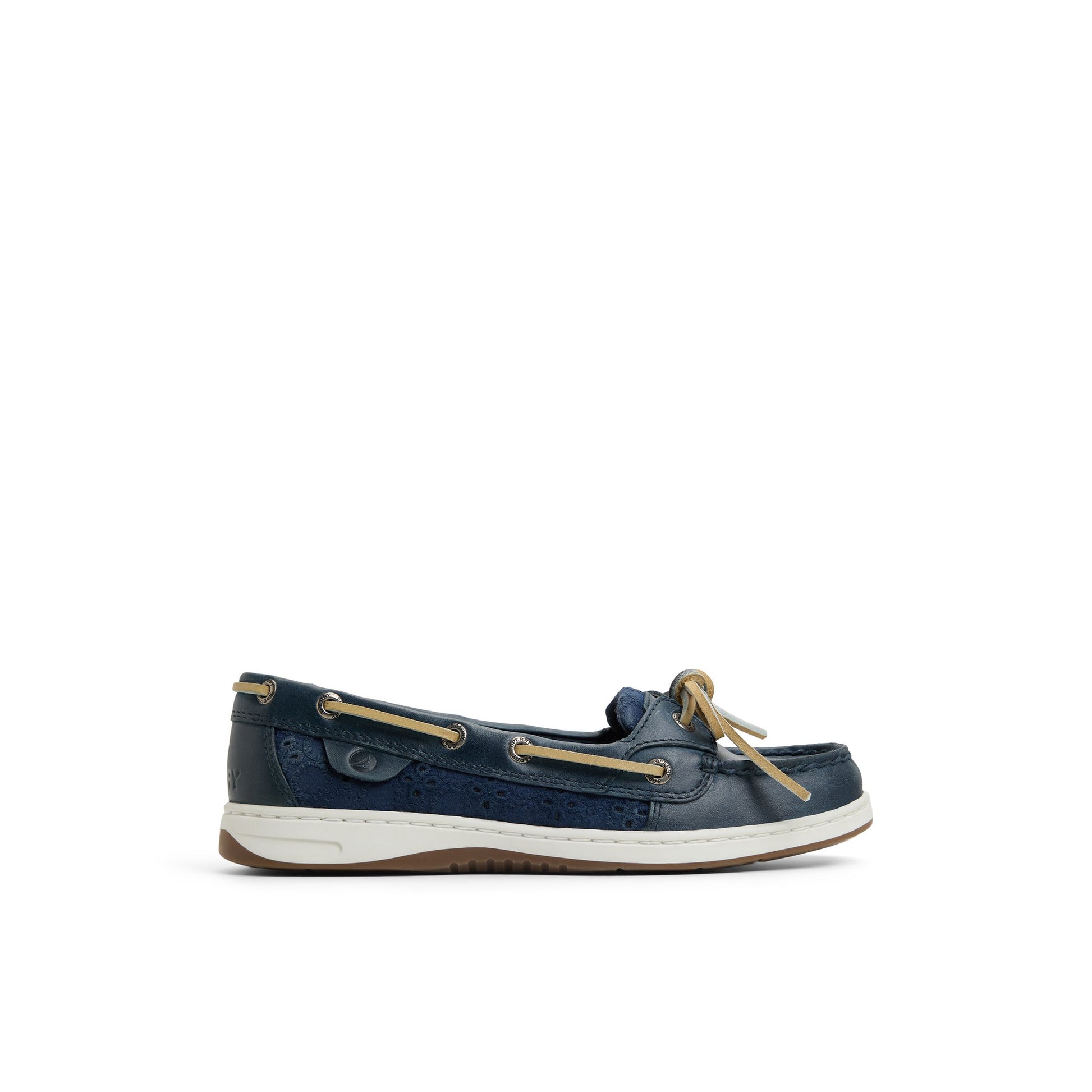Main View of Navy Angelfish Boat Shoe Boat Shoes for Womens