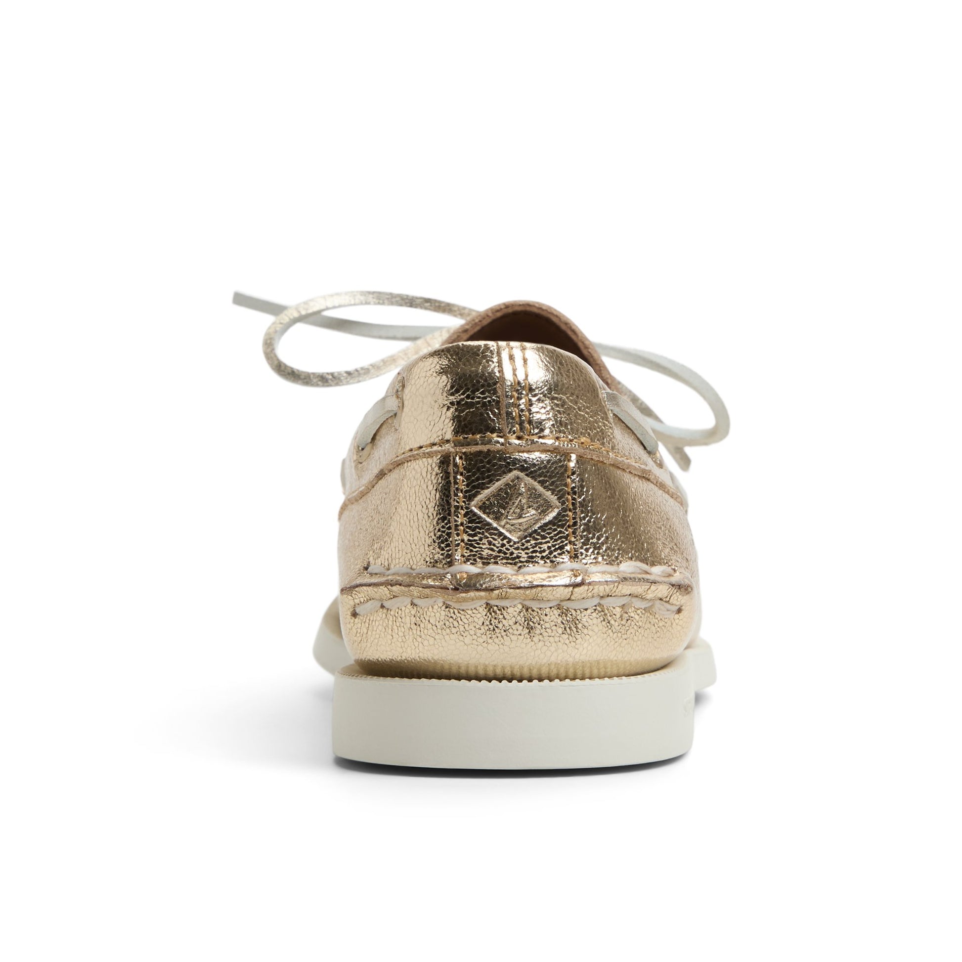 Three-quarter angle of Gold Authentic Original™ 2 Eye Boat Shoe Boat Shoes's front side