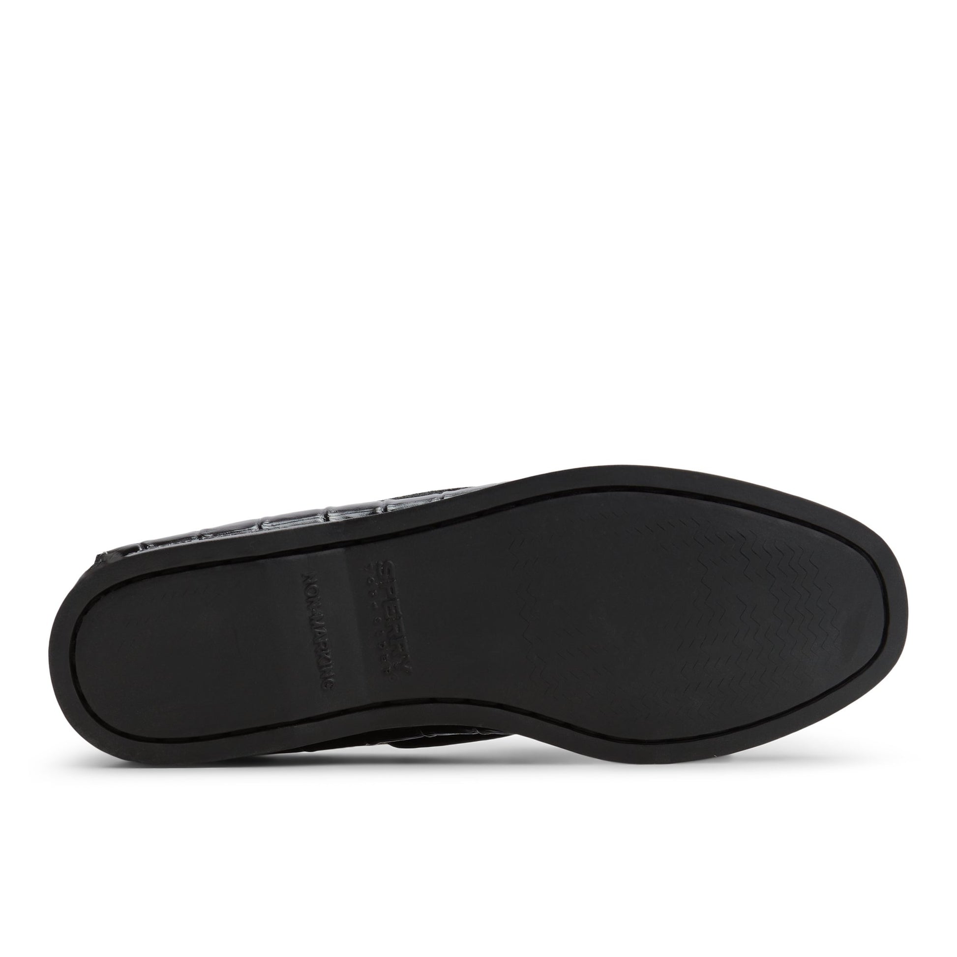 Close-up of the Black Authentic Original™ 2 Eye Boat Shoe Boat Shoes