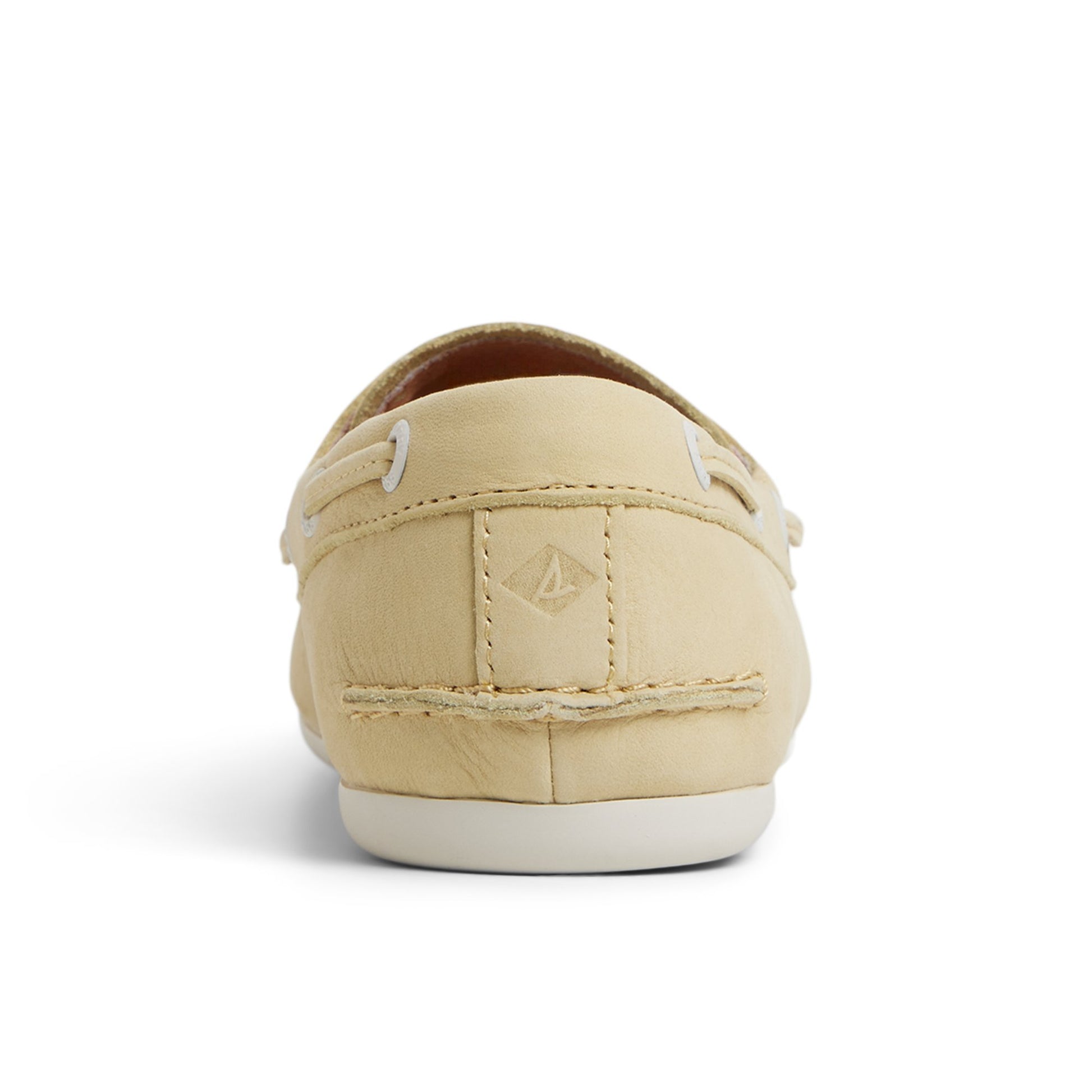 Three-quarter angle of Light Yellow Slim Boat Shoe Boat Shoes's front side