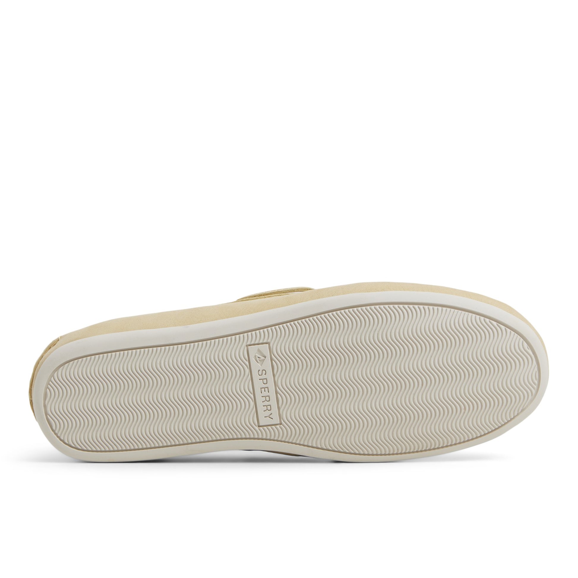 Close-up of the Light Yellow Slim Boat Shoe Boat Shoes