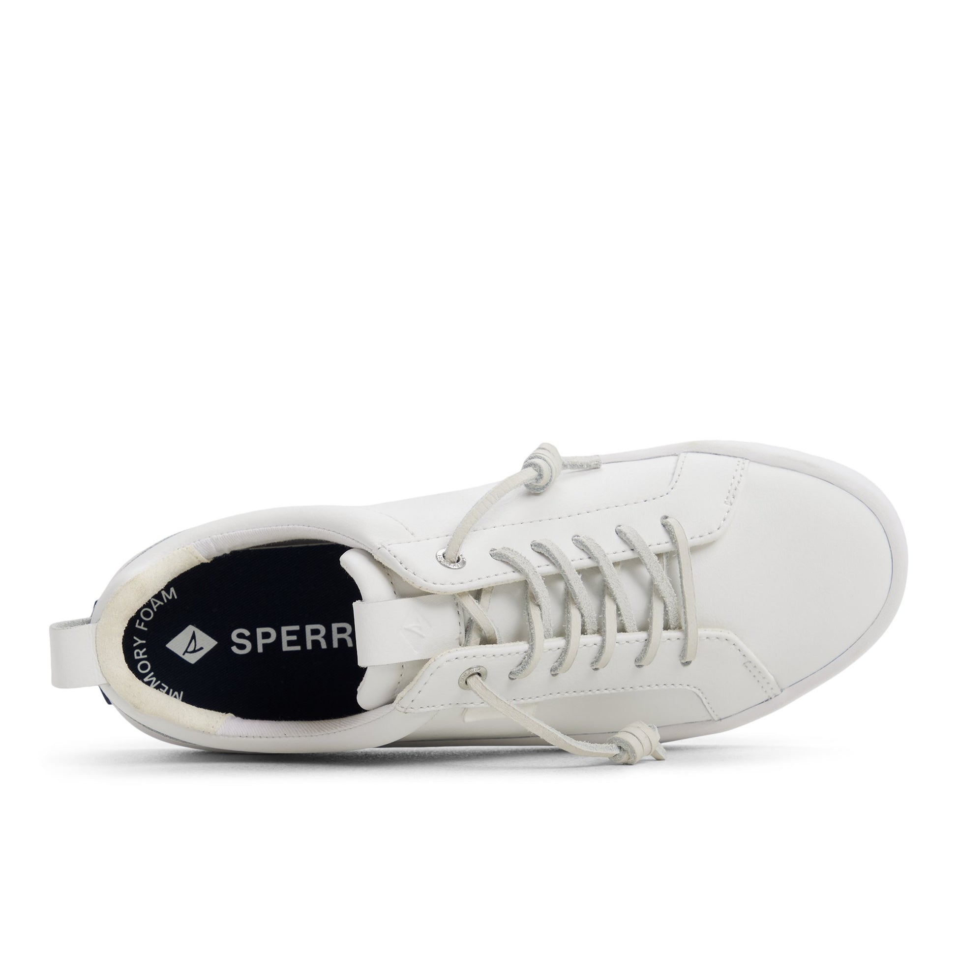 Top-down view of the White Bermuda Beach Sneaker Low Top Sneakers