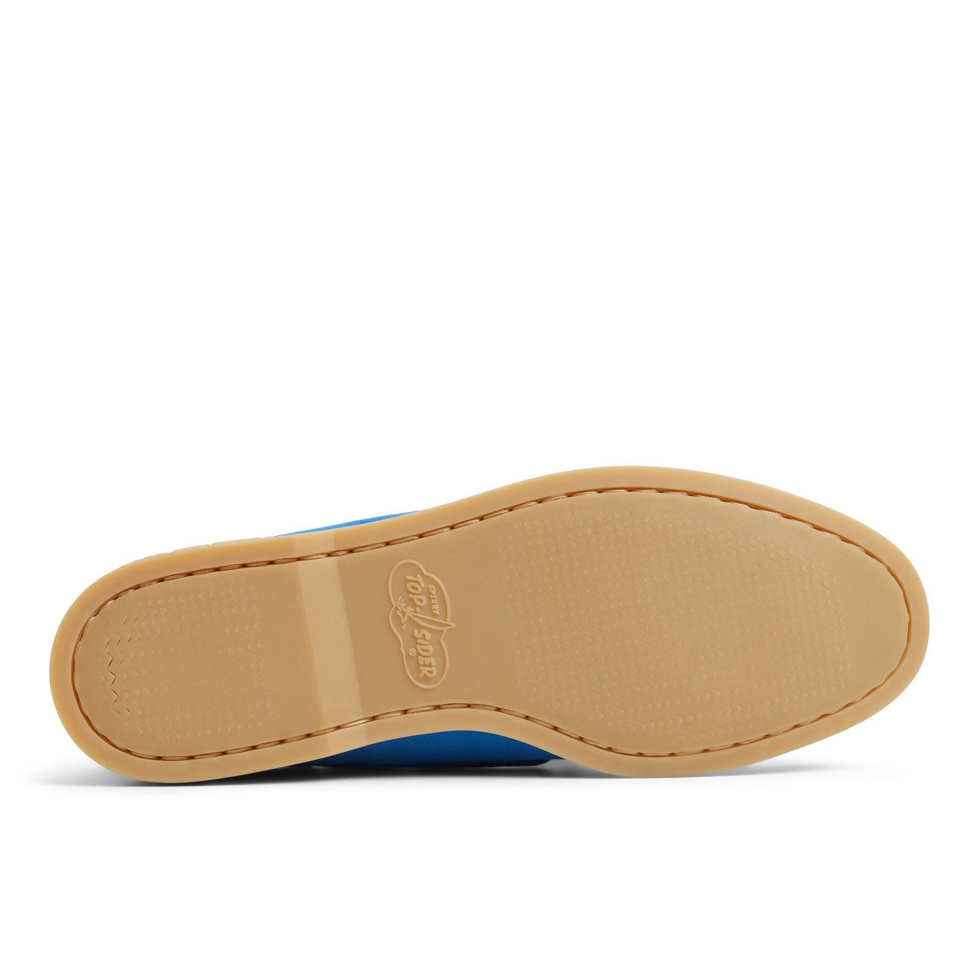 Close-up of the Bright Blue Authentic Original™ 2-Eye Boat Shoe Boat Shoes